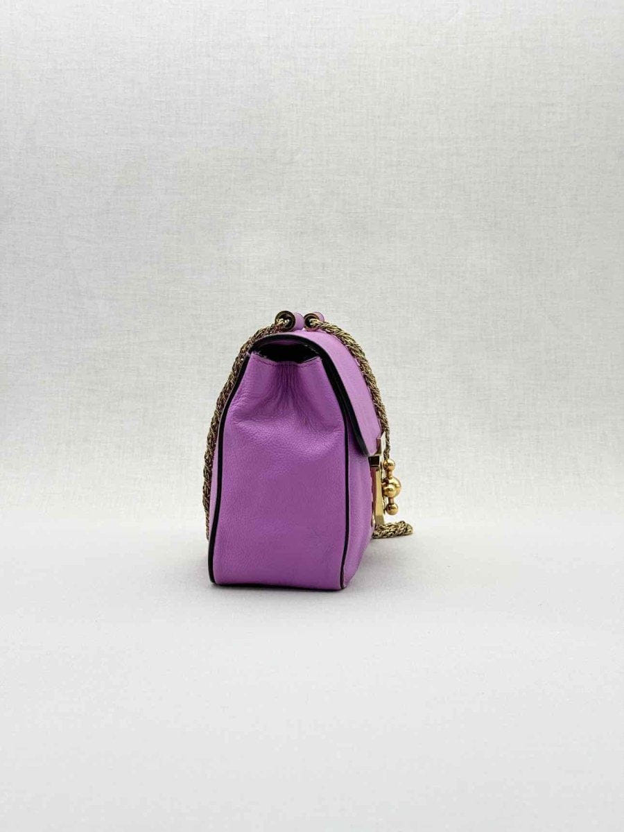 Chloe Elsie Purple Shoulder Bag