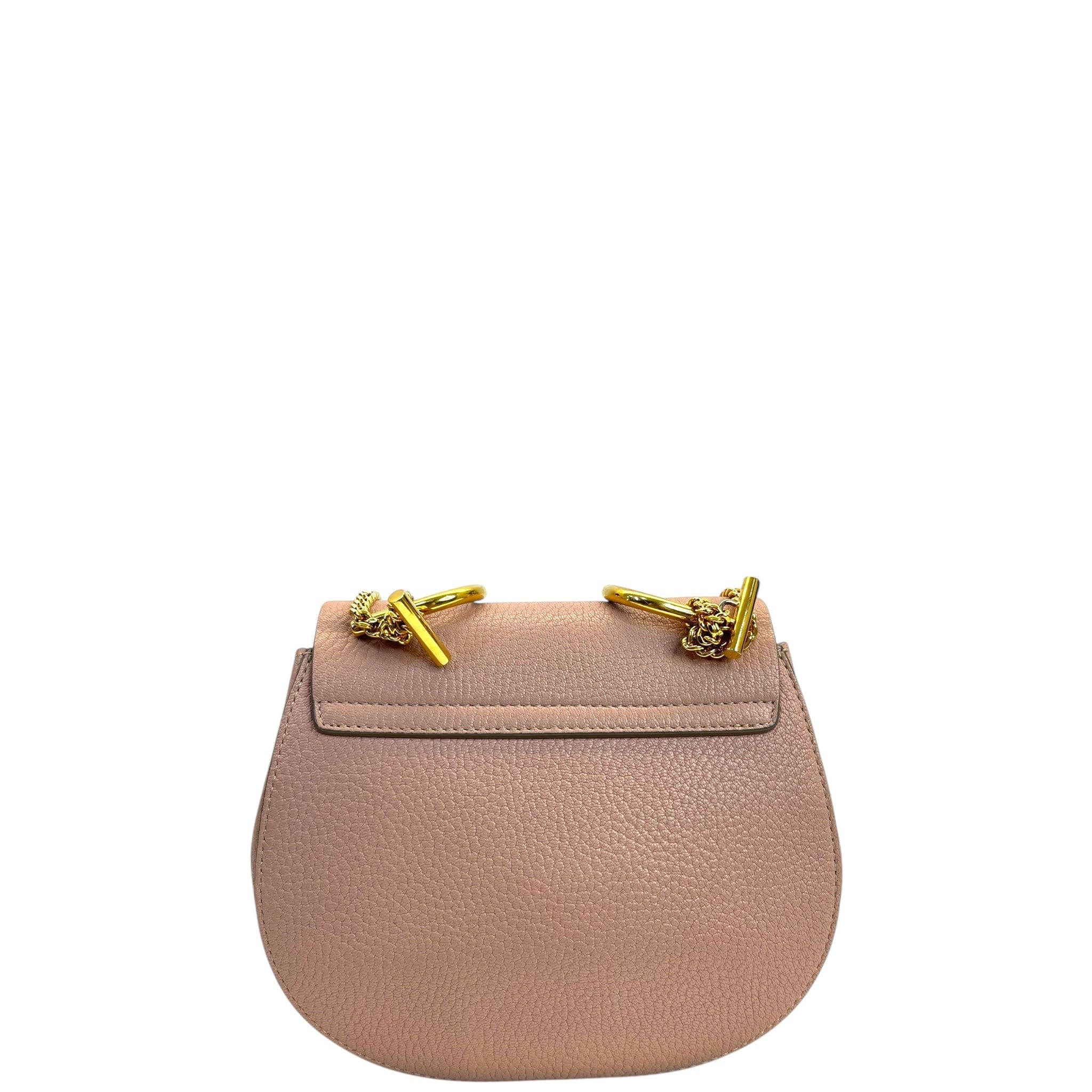 Chloe Drew Small Shoulder Bag Pink Leather