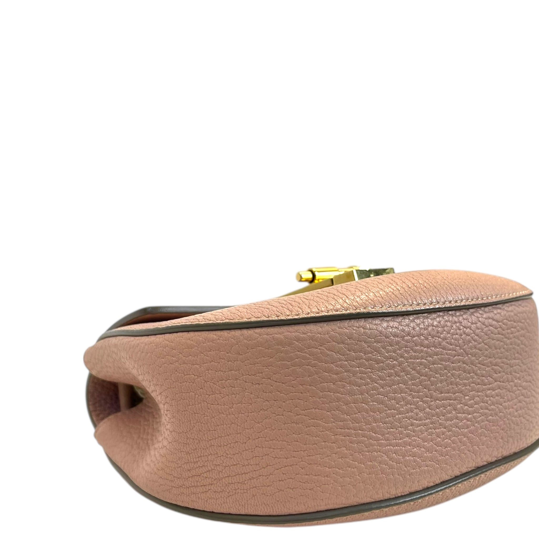 Chloe Drew Small Shoulder Bag Pink Leather