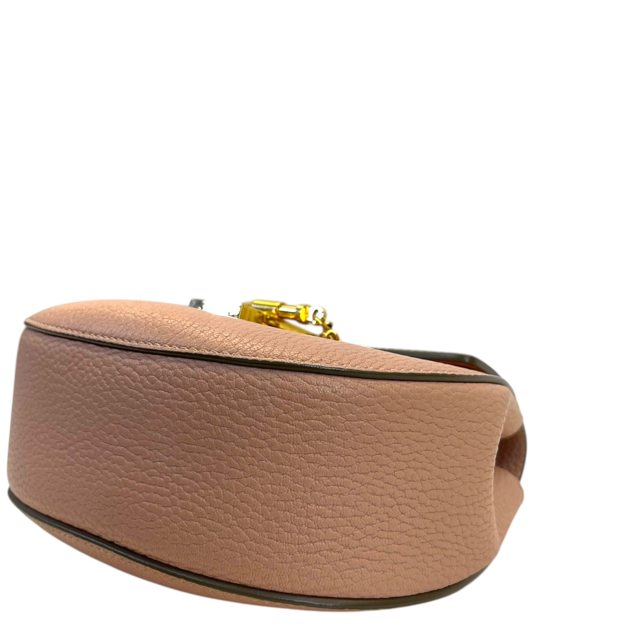 Chloe Drew Small Shoulder Bag Pink Leather