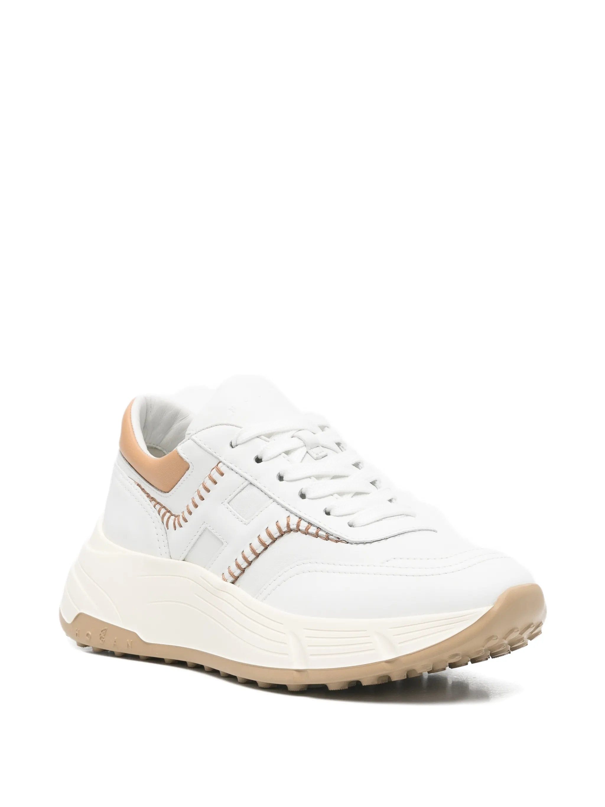 Hogan Hi - Fi lace - up leather sneakers