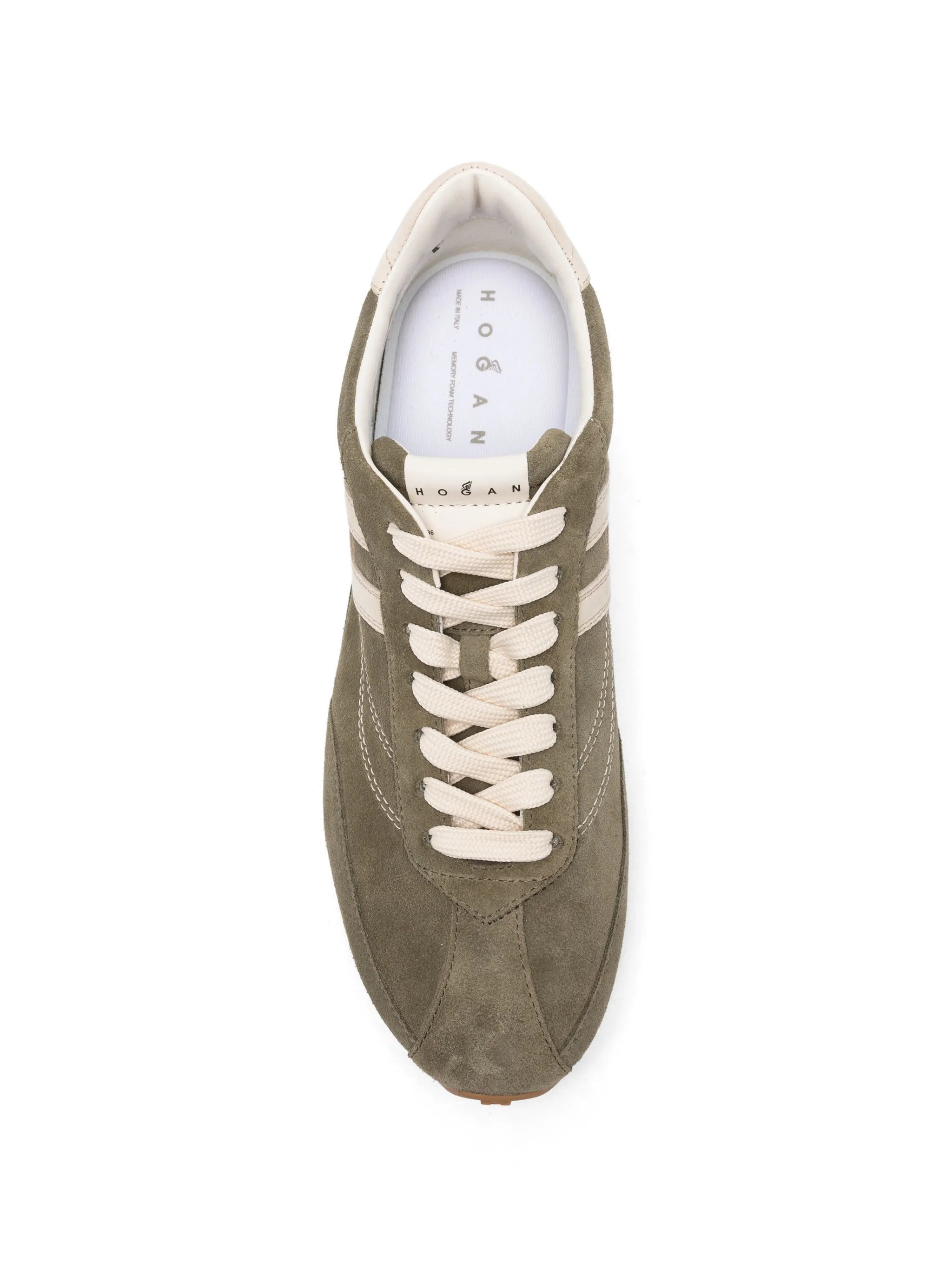 Hogan panelled suede sneakers