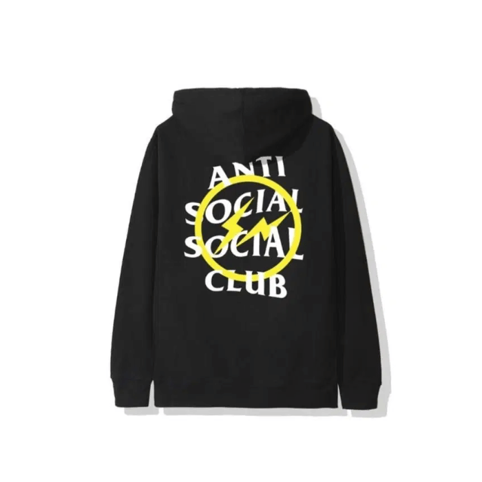 Anti Social Social Club Hoodie Fragment Yellow