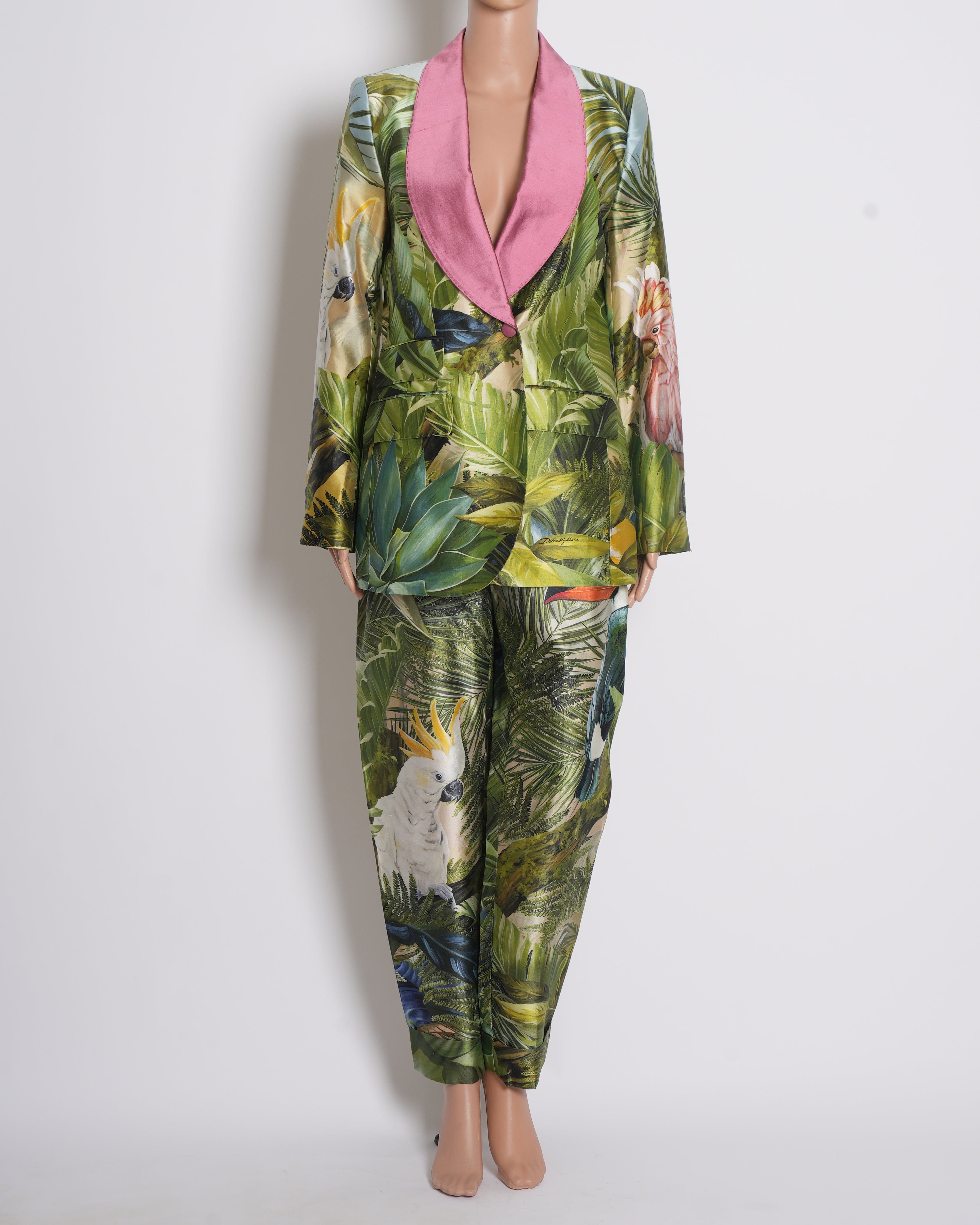 Dolce & Gabbana D&G Turlington Women's Jacket in Jungle Forest Print