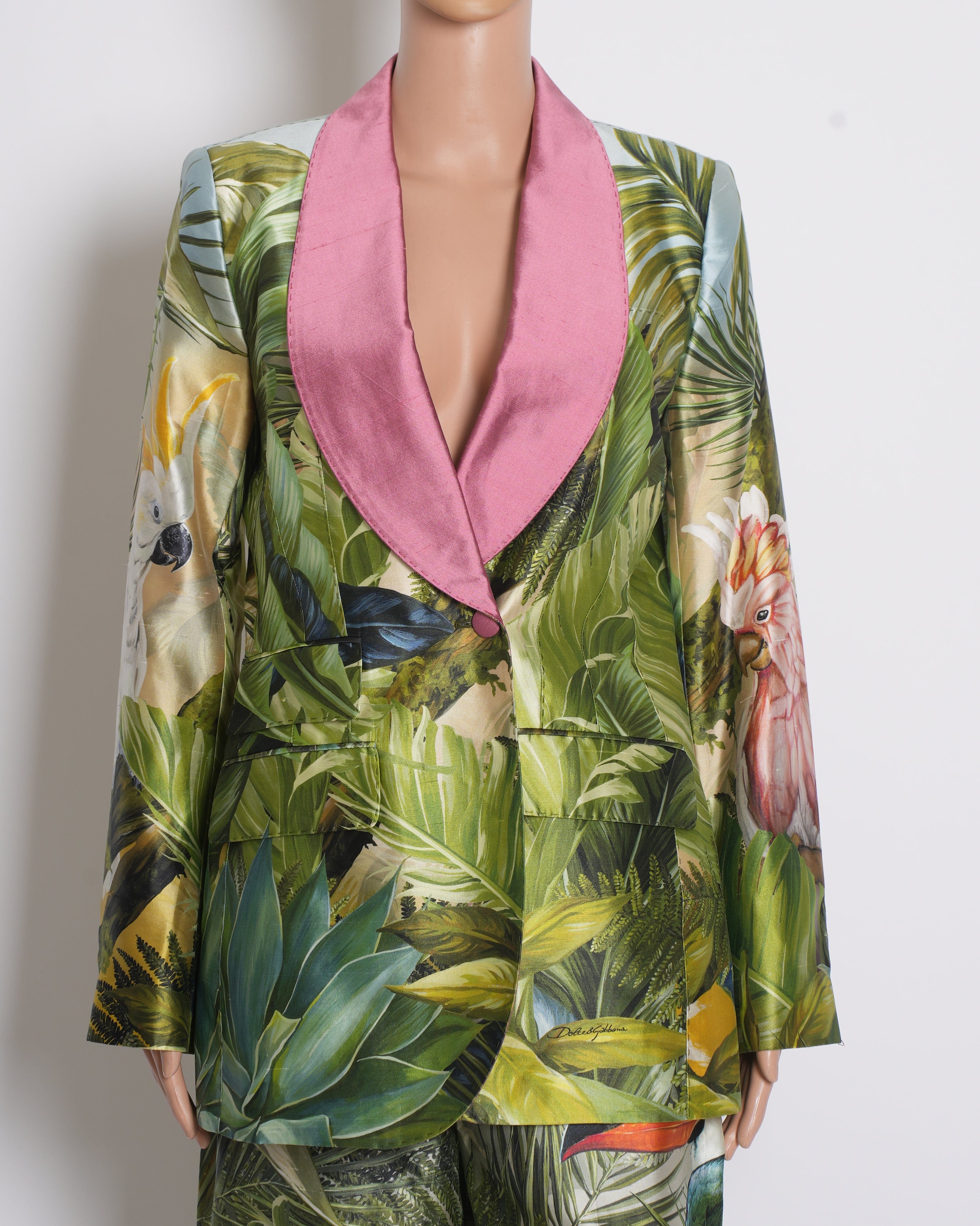Dolce & Gabbana D&G Turlington Women's Jacket in Jungle Forest Print