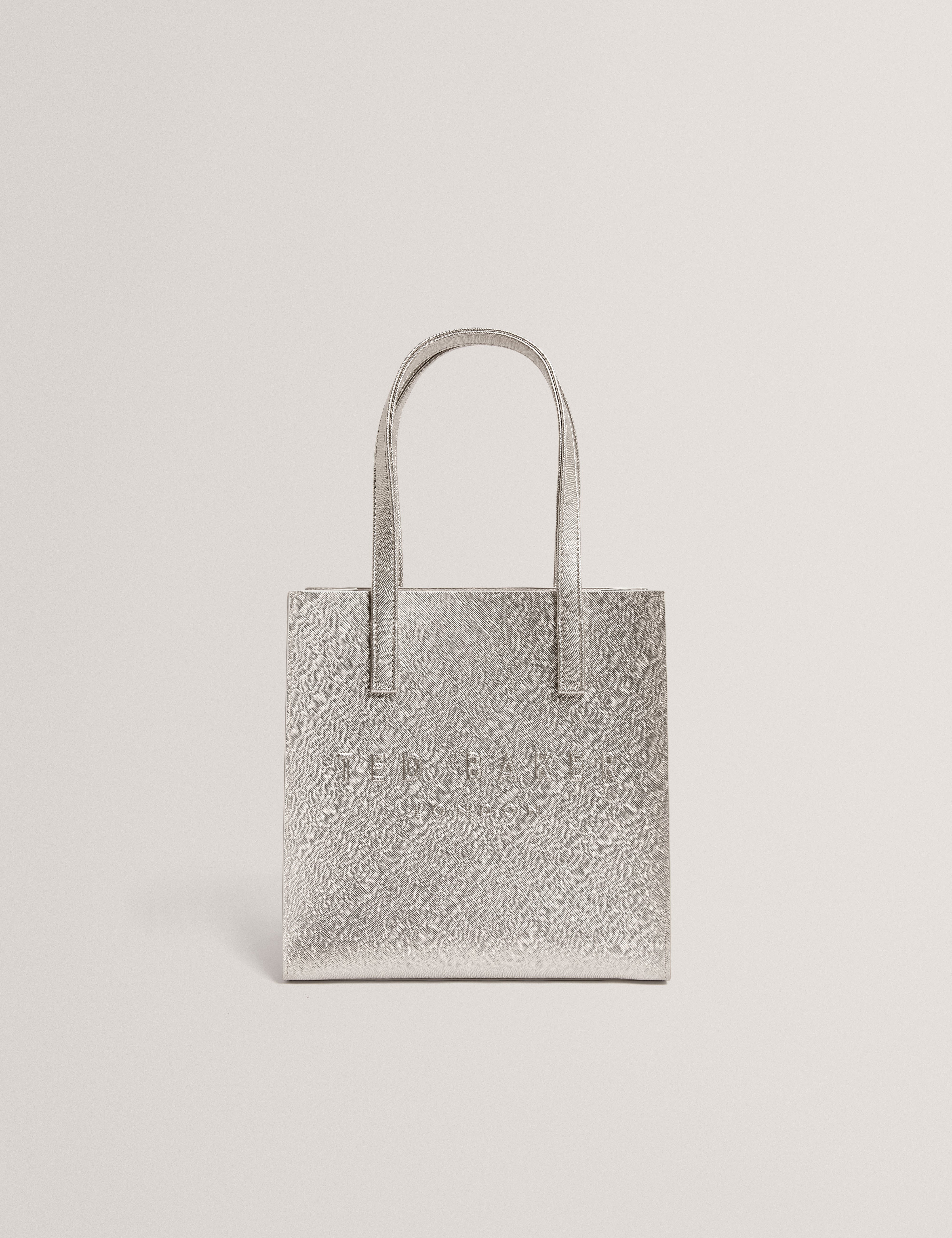 Ted Baker Seacon Crosshatch Small Icon Bag Silver