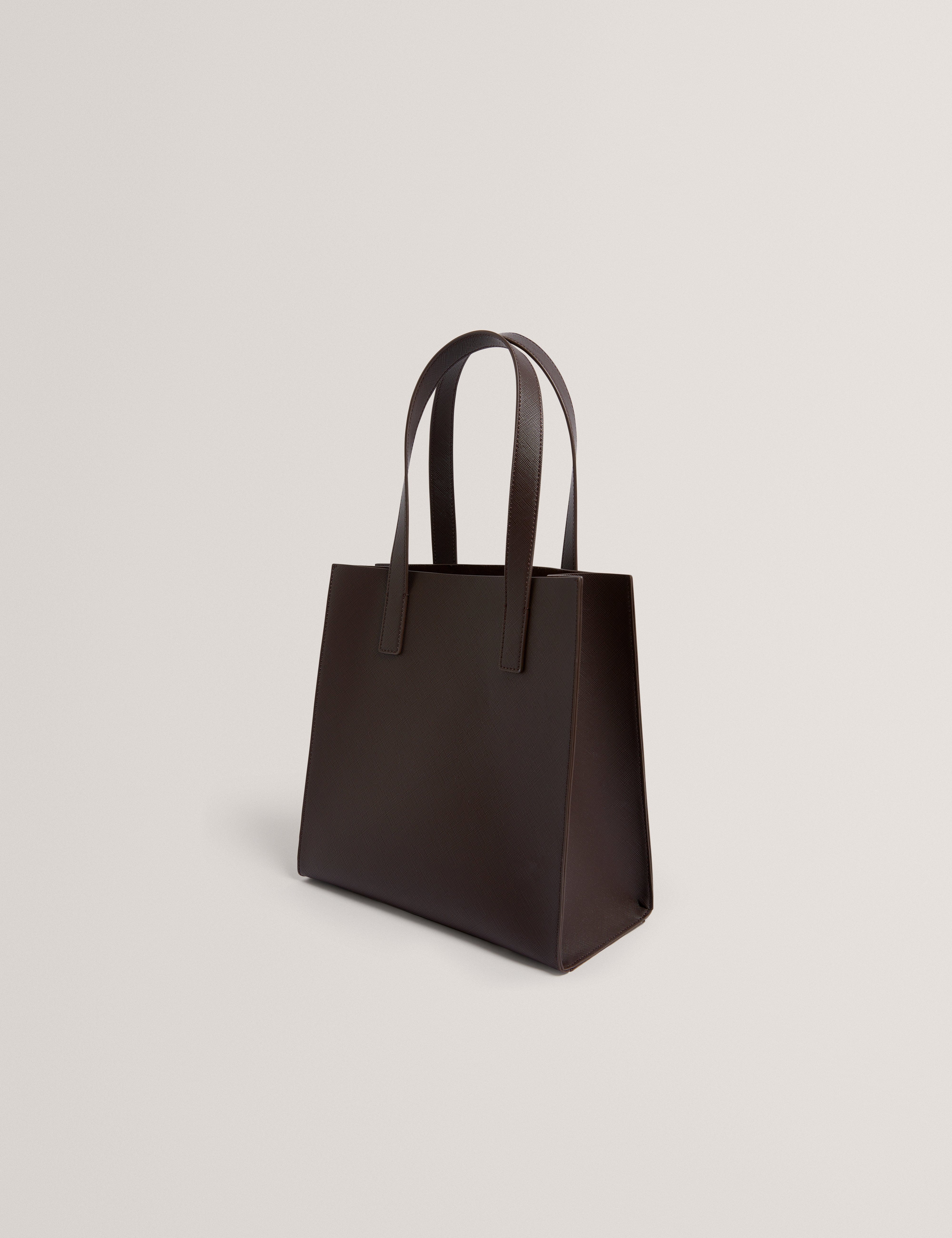 Ted Baker Ripcon Floral Graphic Small Icon Bag Brn - Choc