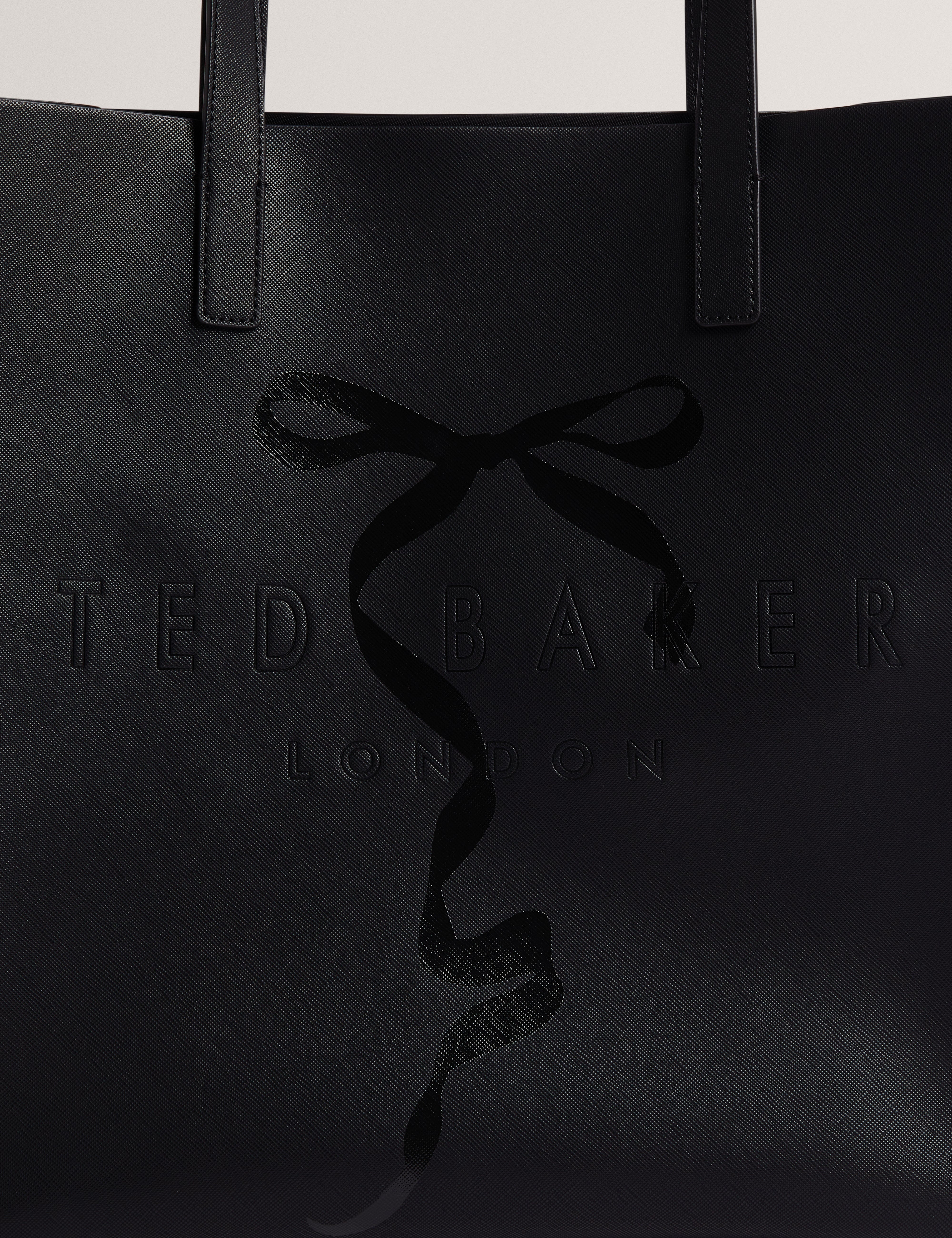 Ted Baker Jenncon Bow Detail Large Icon Bag Black