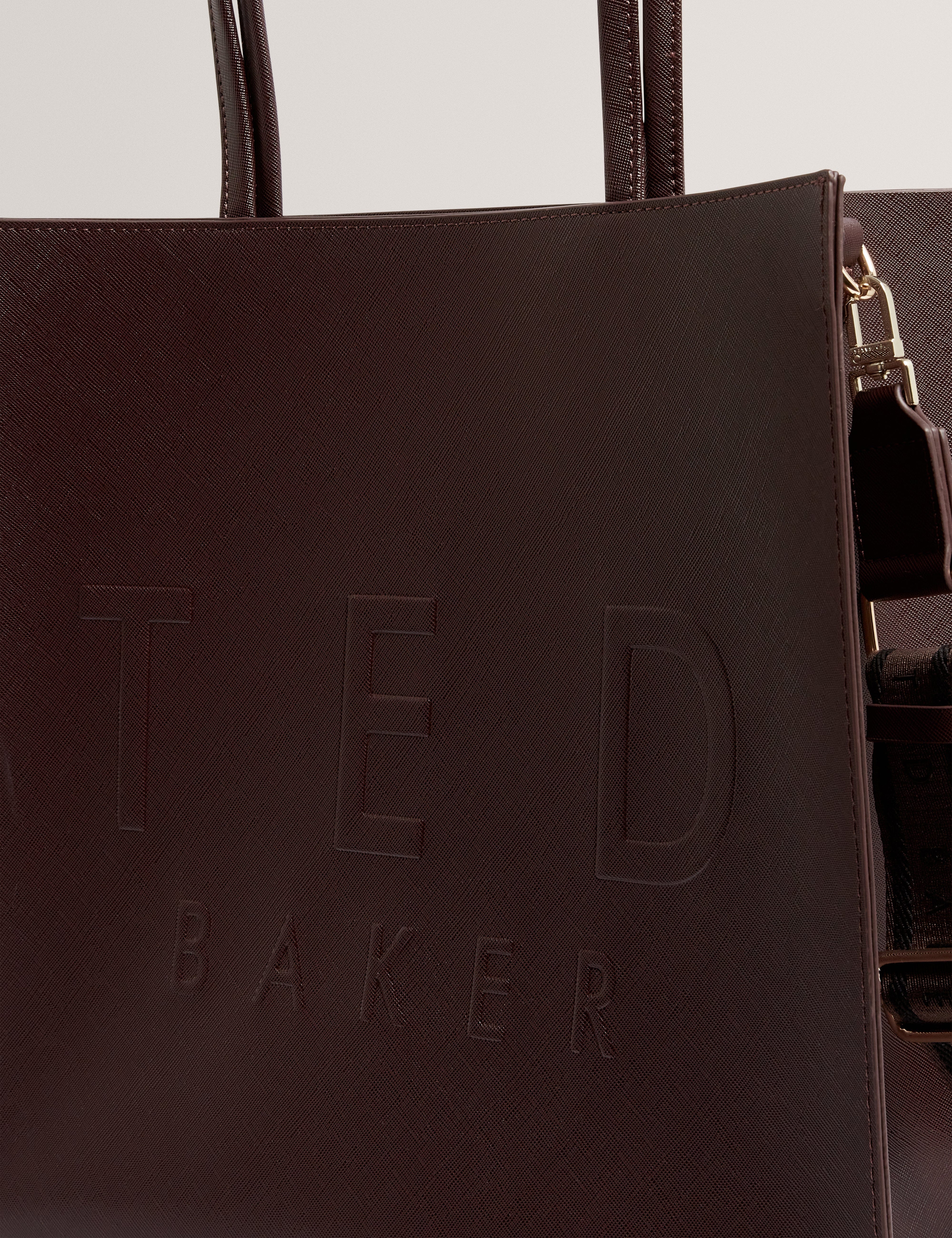 Ted Baker Iconny Webbing Large Icon Bag Brn - Choc