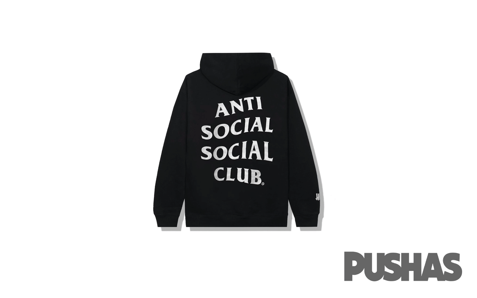 Anti Social Social Club x Undefeated Paranoid Hoodie Black