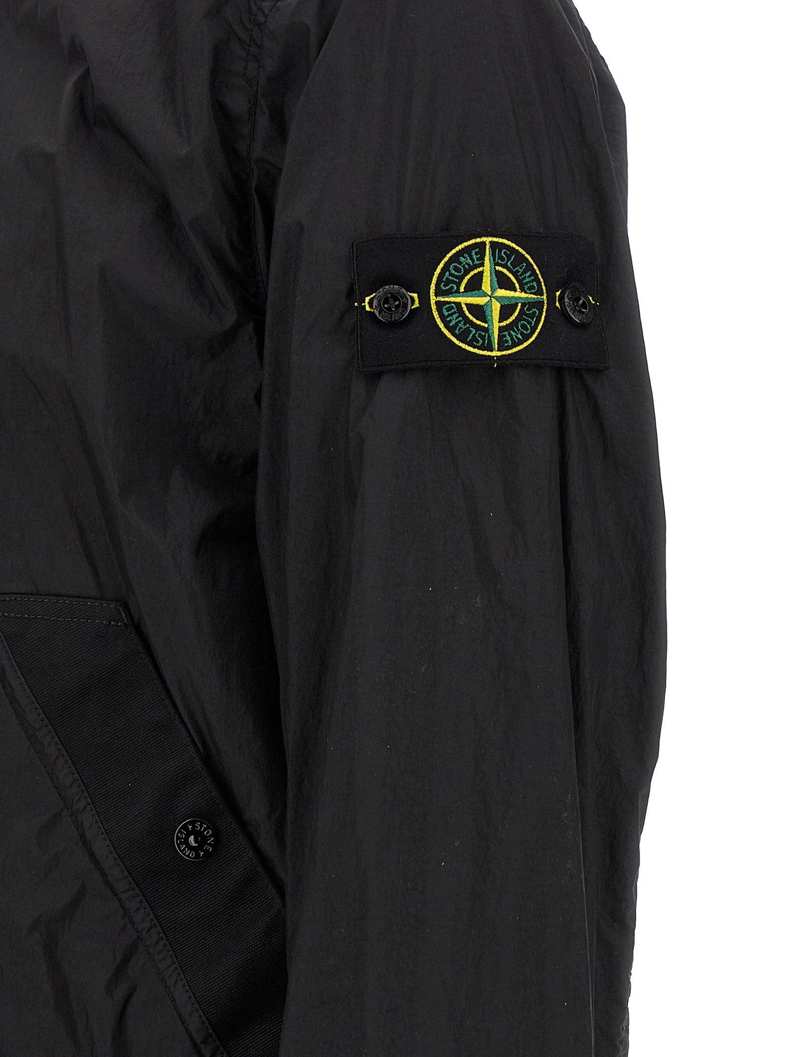 Stone Island Lightweight Nylon Jacket — Black