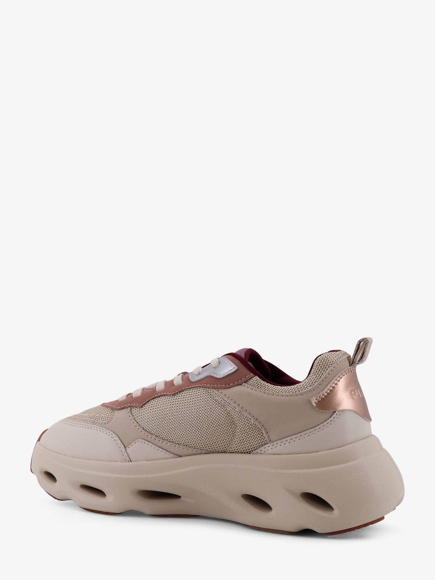 PINKO Nylon sneakers with leather inserts