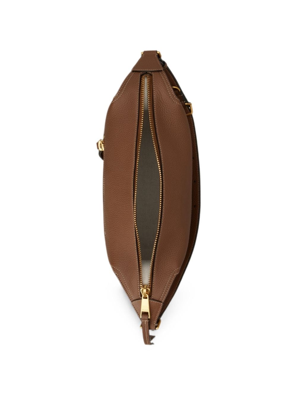 Tod's Leather Crossbody Shoulder Bag — Brown