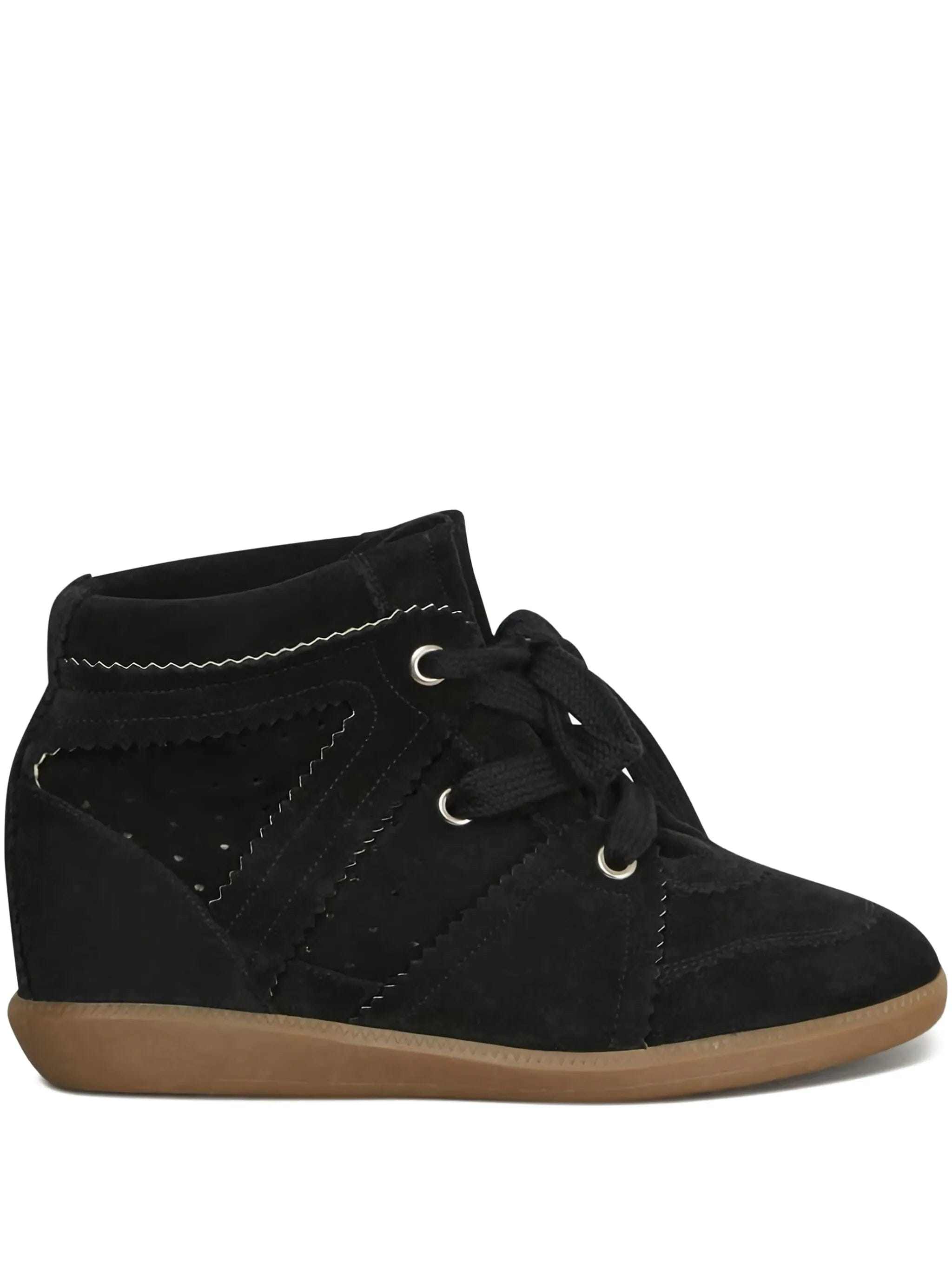 Isabel Marant Bobby suede wedge sneakers