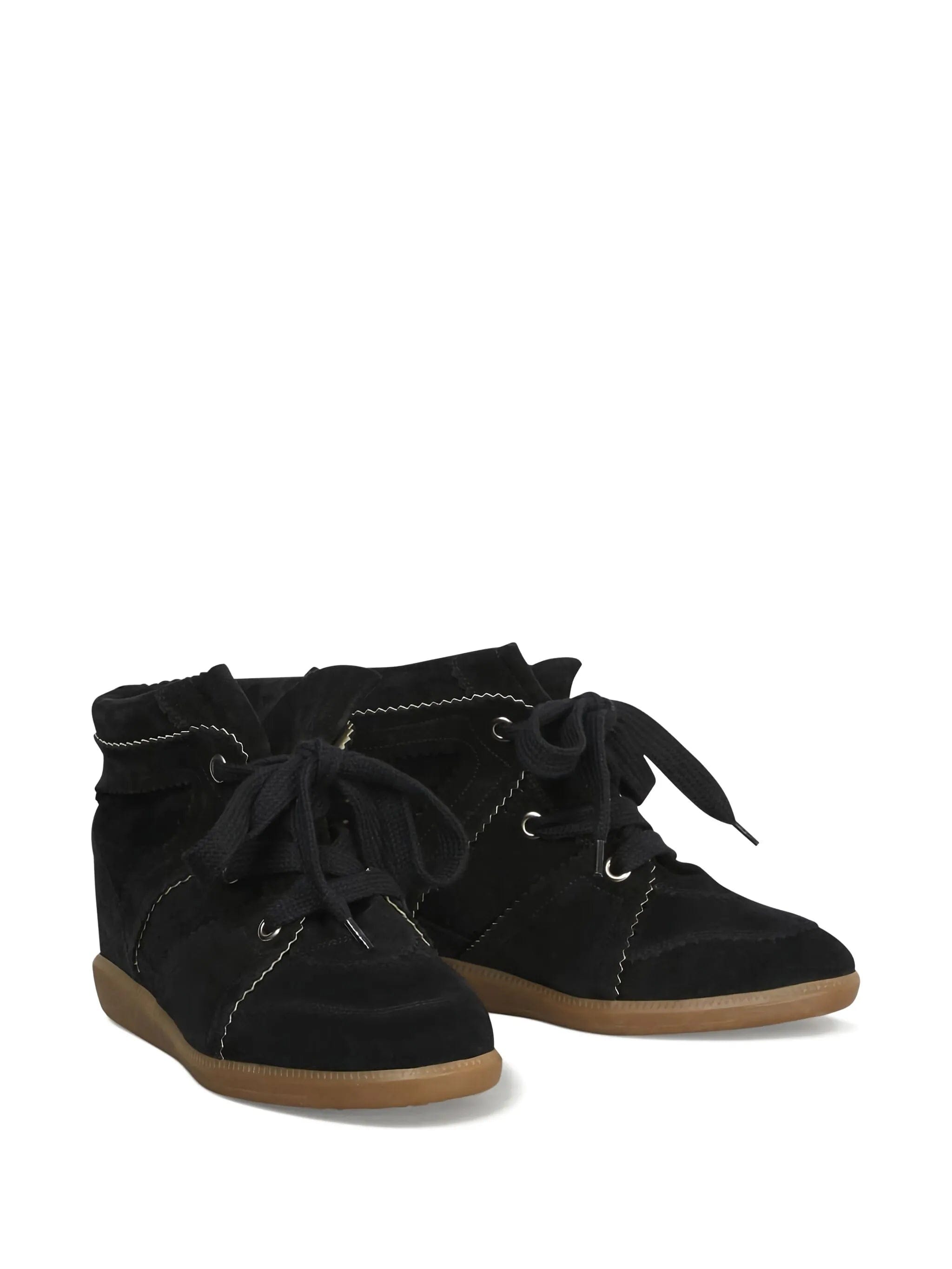 Isabel Marant Bobby suede wedge sneakers