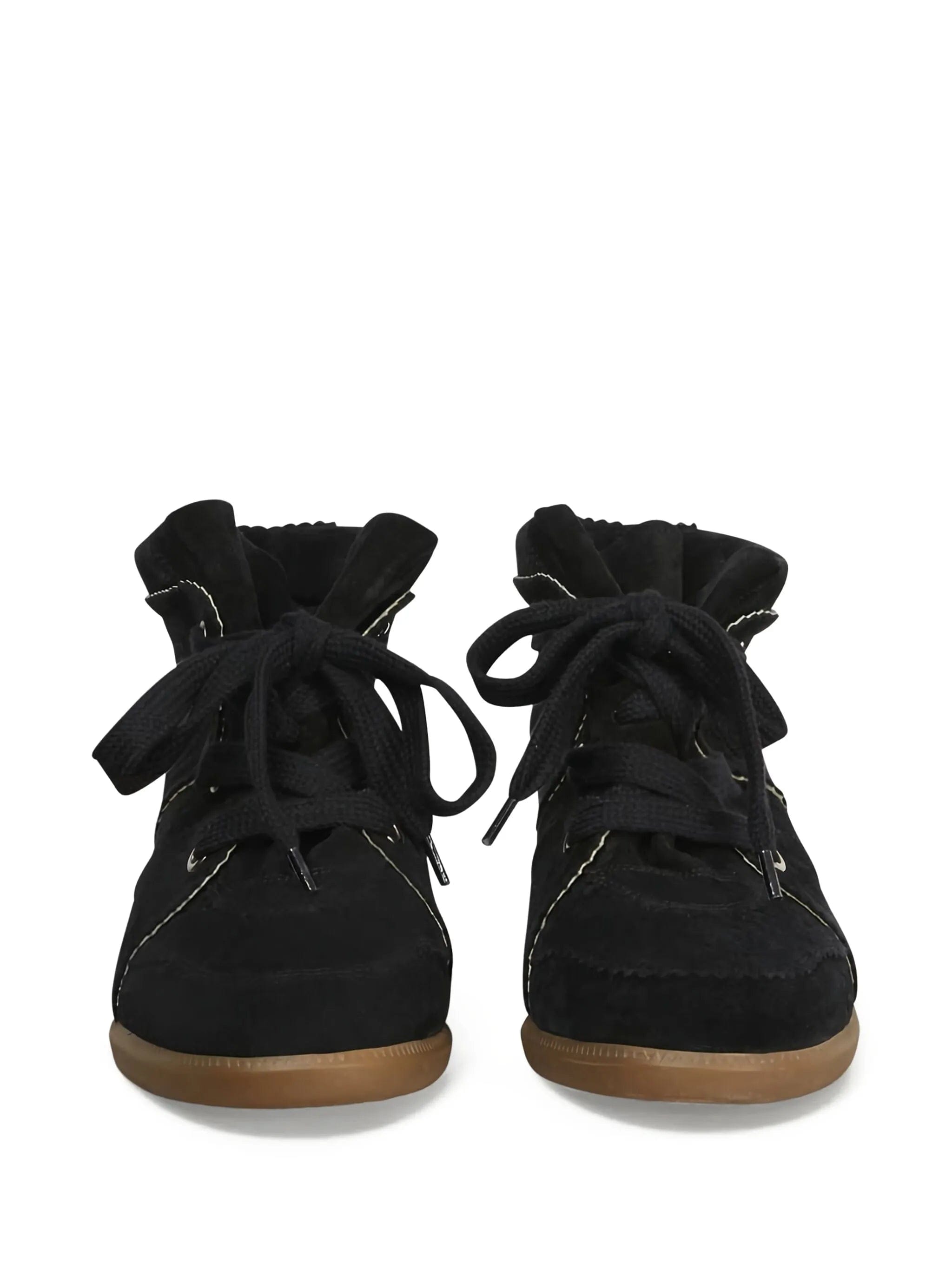 Isabel Marant Bobby suede wedge sneakers