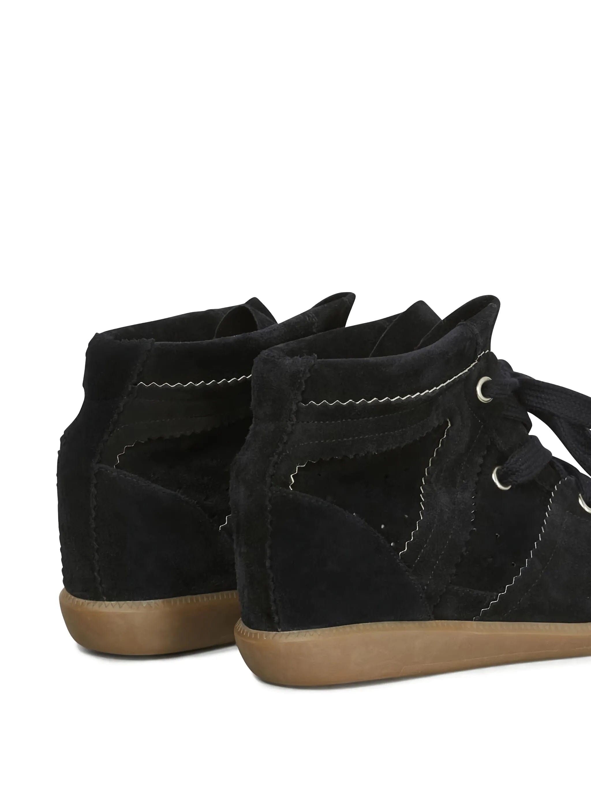 Isabel Marant Bobby suede wedge sneakers
