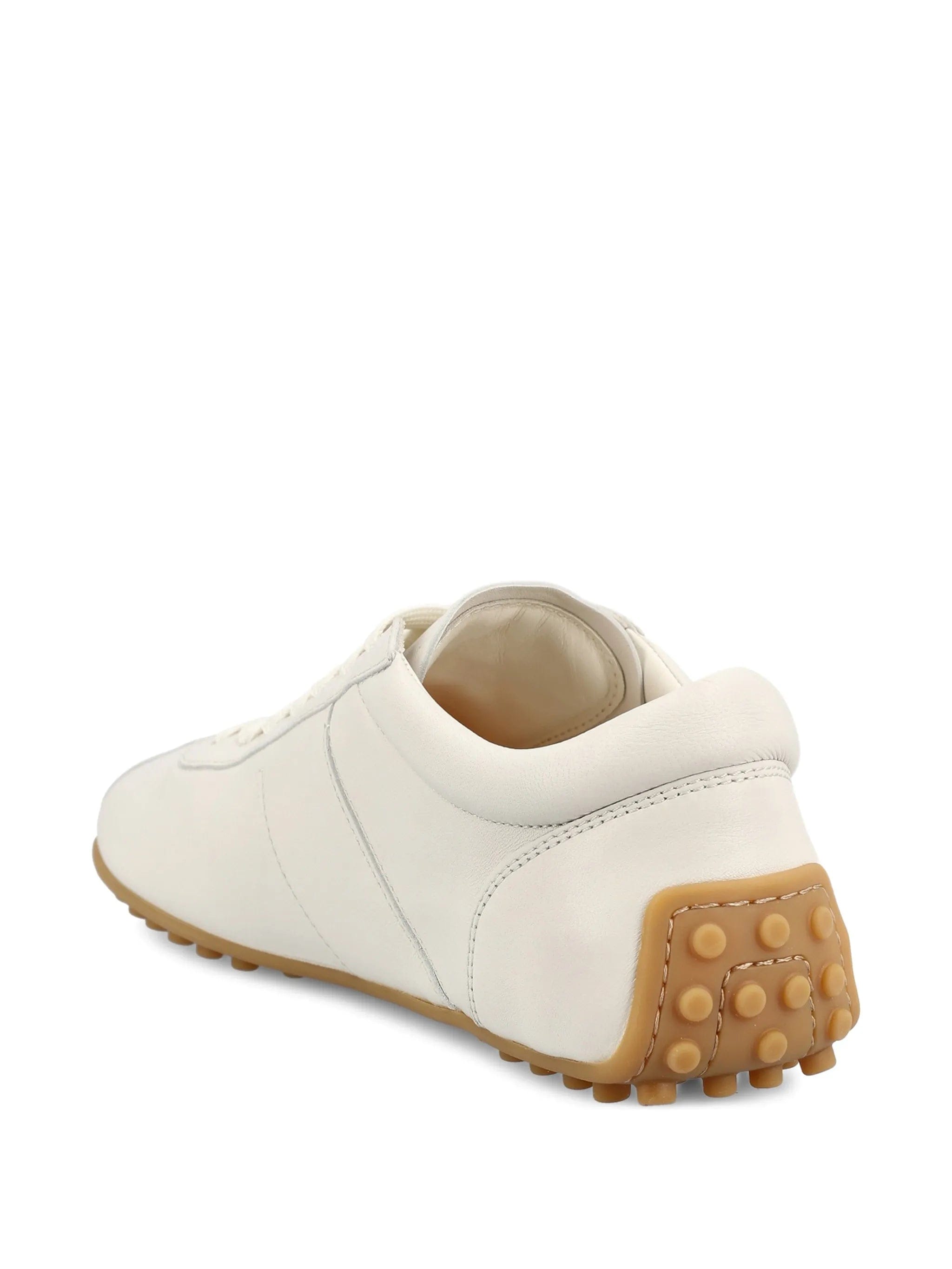 Tod's laces leather trainers
