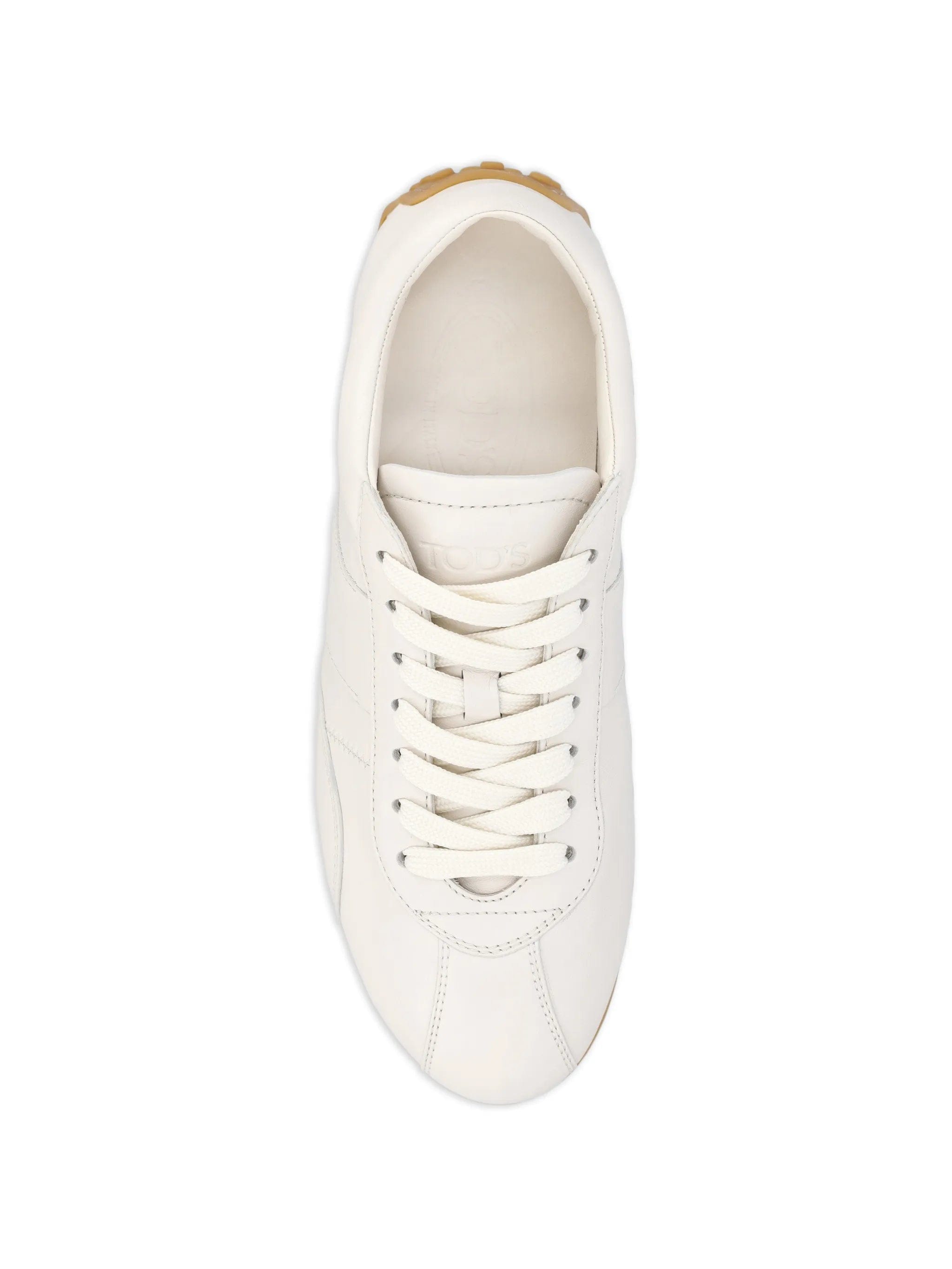 Tod's laces leather trainers