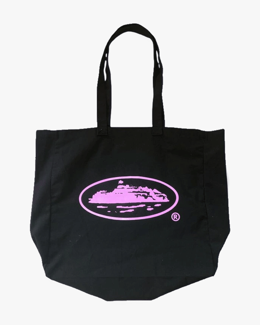 CORTEIZ ALCATRAZ BLACK PINK TOTE BAG