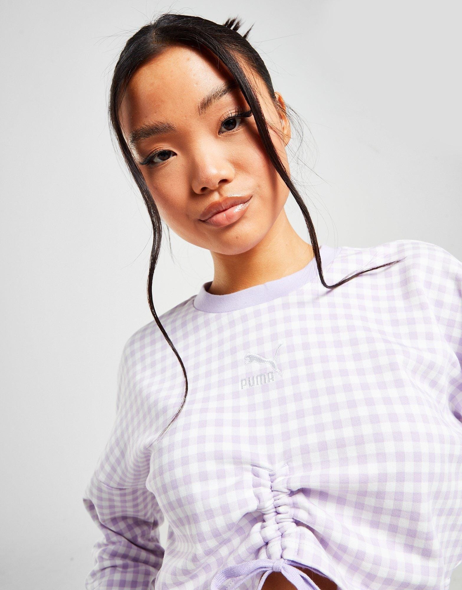 Puma Houndstooth Crew Sweatshirt