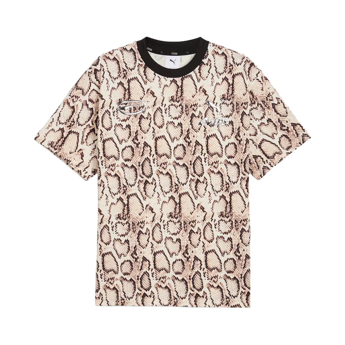 PUMA '+ ASAP ROCKY SNAKESKIN T-Shirt FROSTED IVORY