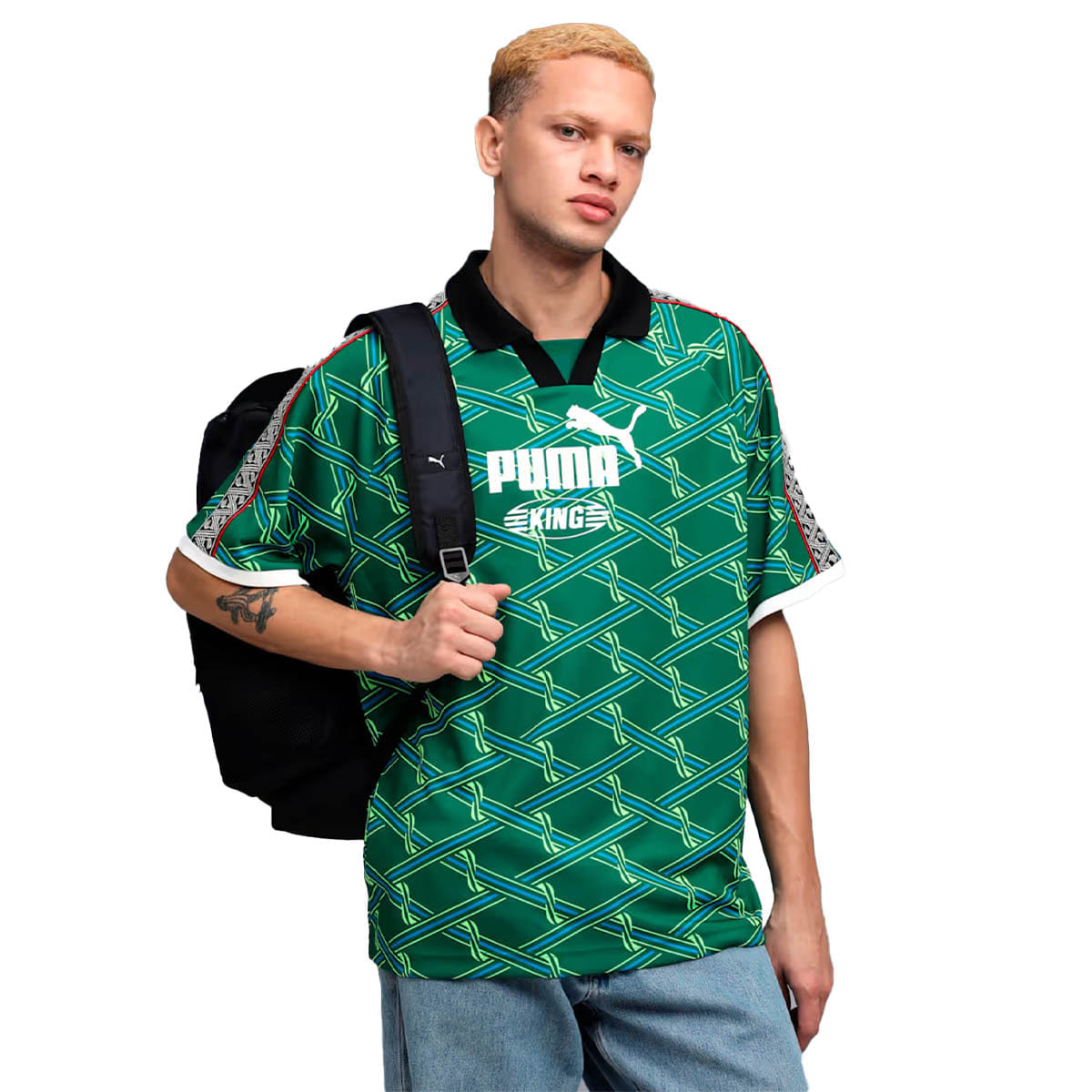 PUMA KING AOP Jersey Wild Green