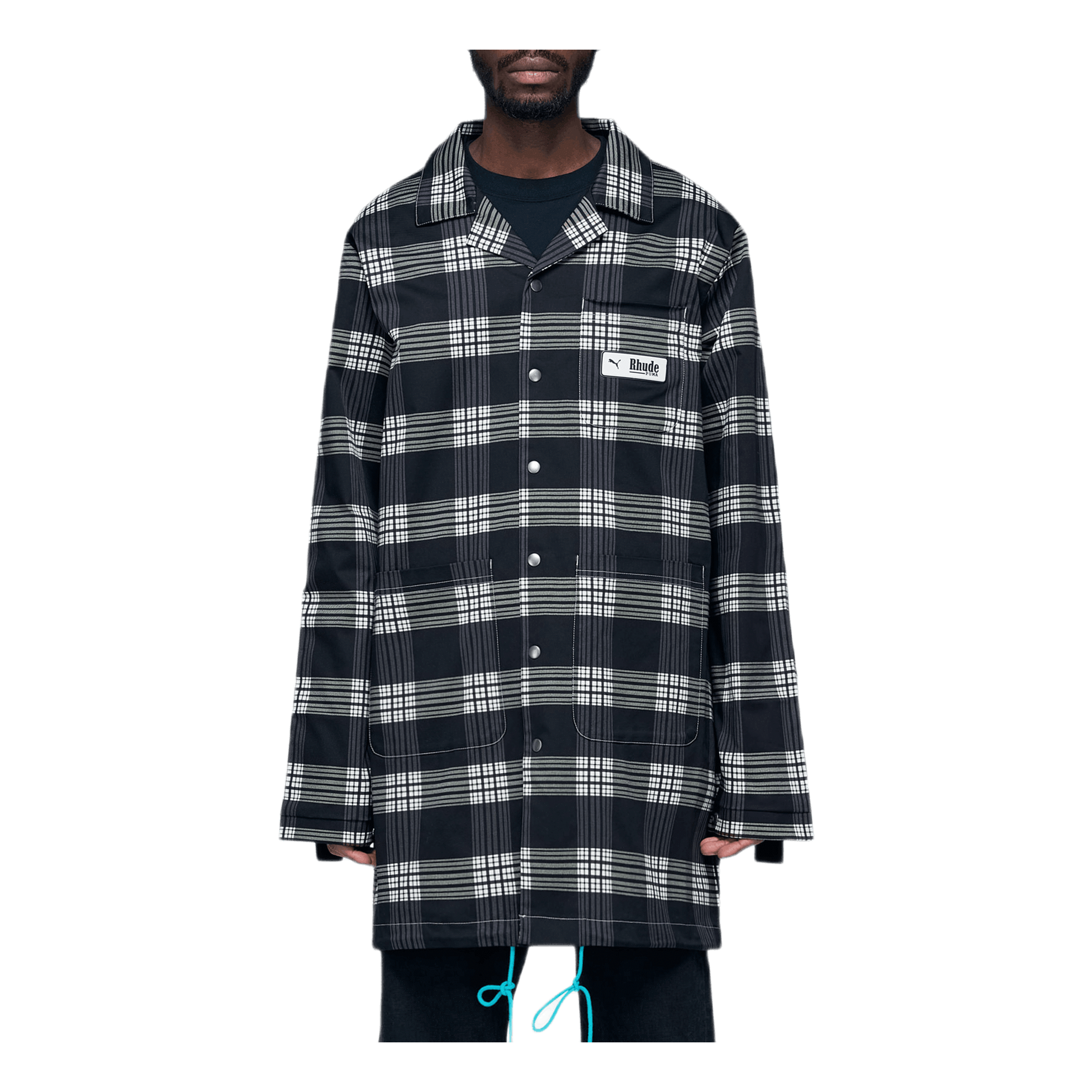 Puma X Rhude All Over Print Coat White