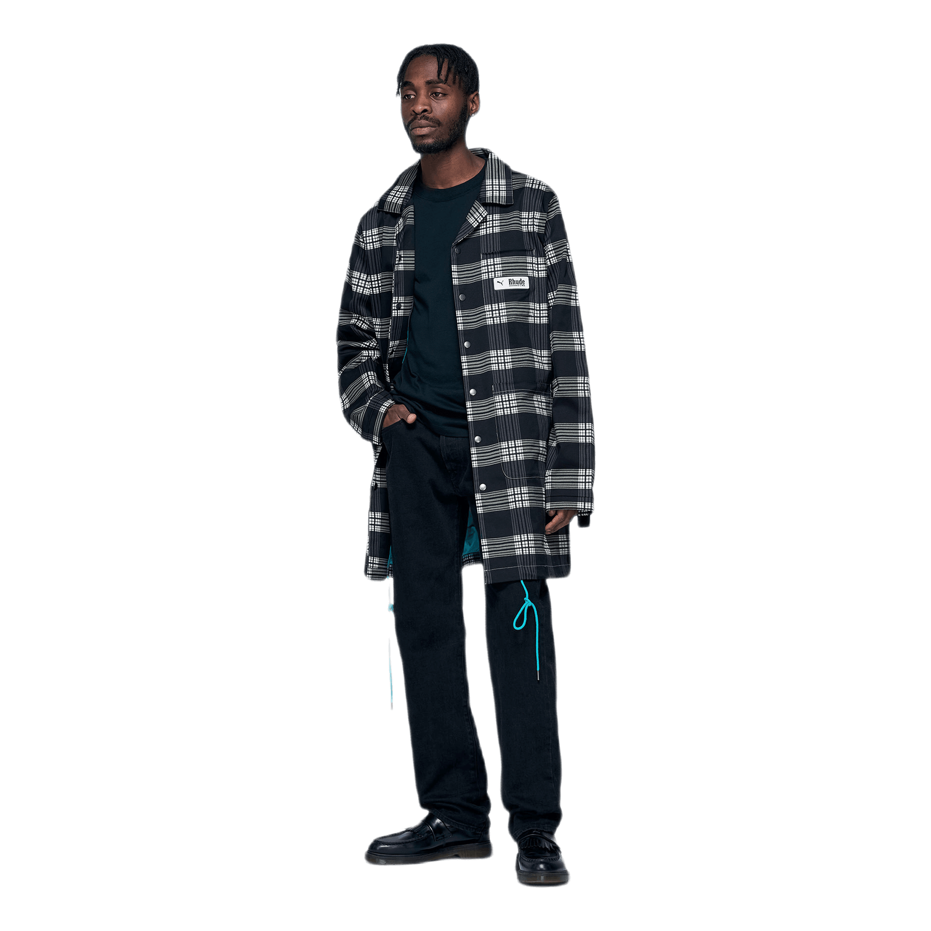 Puma X Rhude All Over Print Coat White