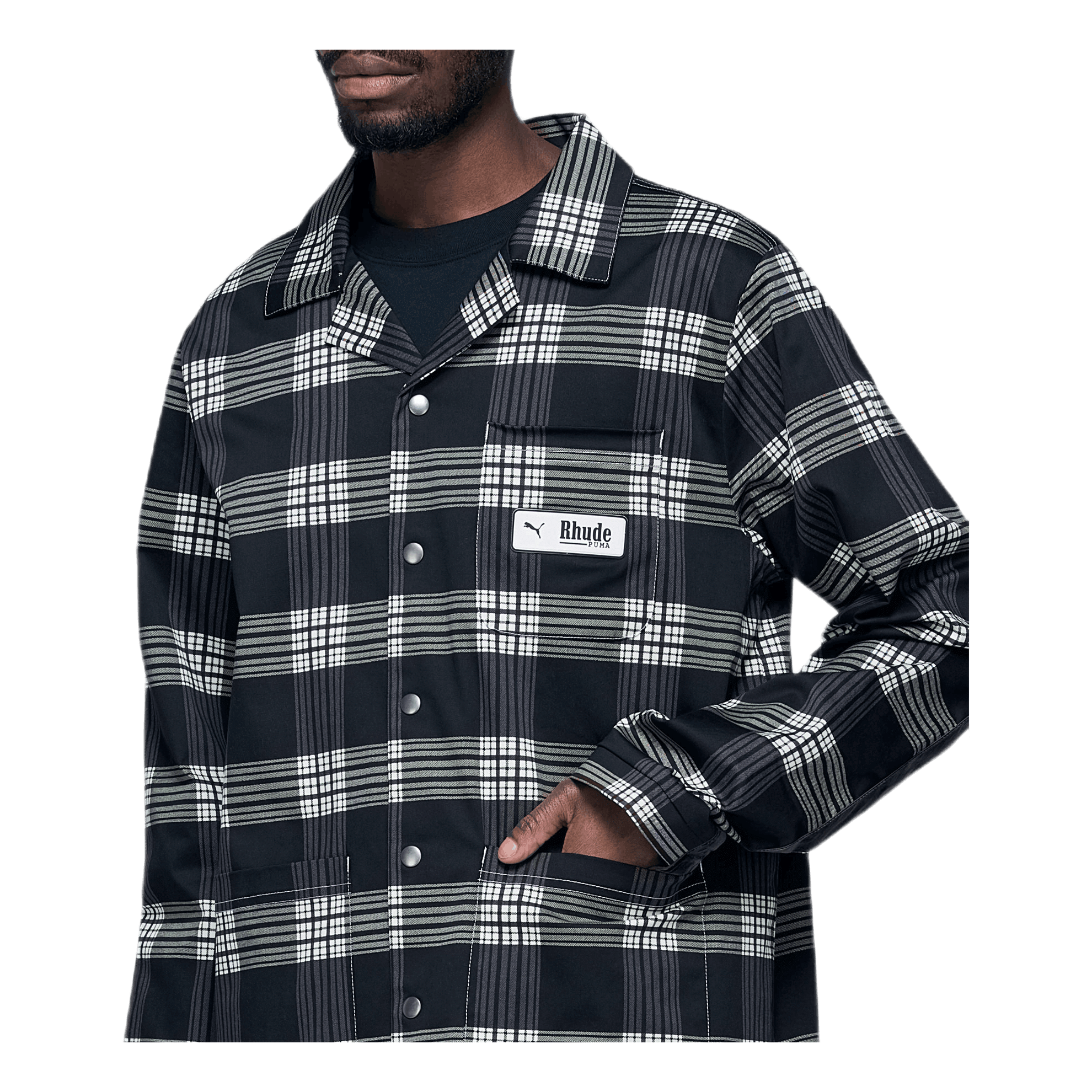Puma X Rhude All Over Print Coat White