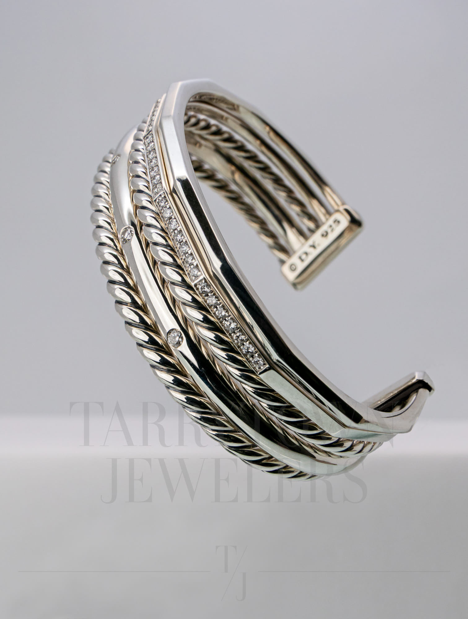 David Yurman Stax Five Row Cuff Bracelet