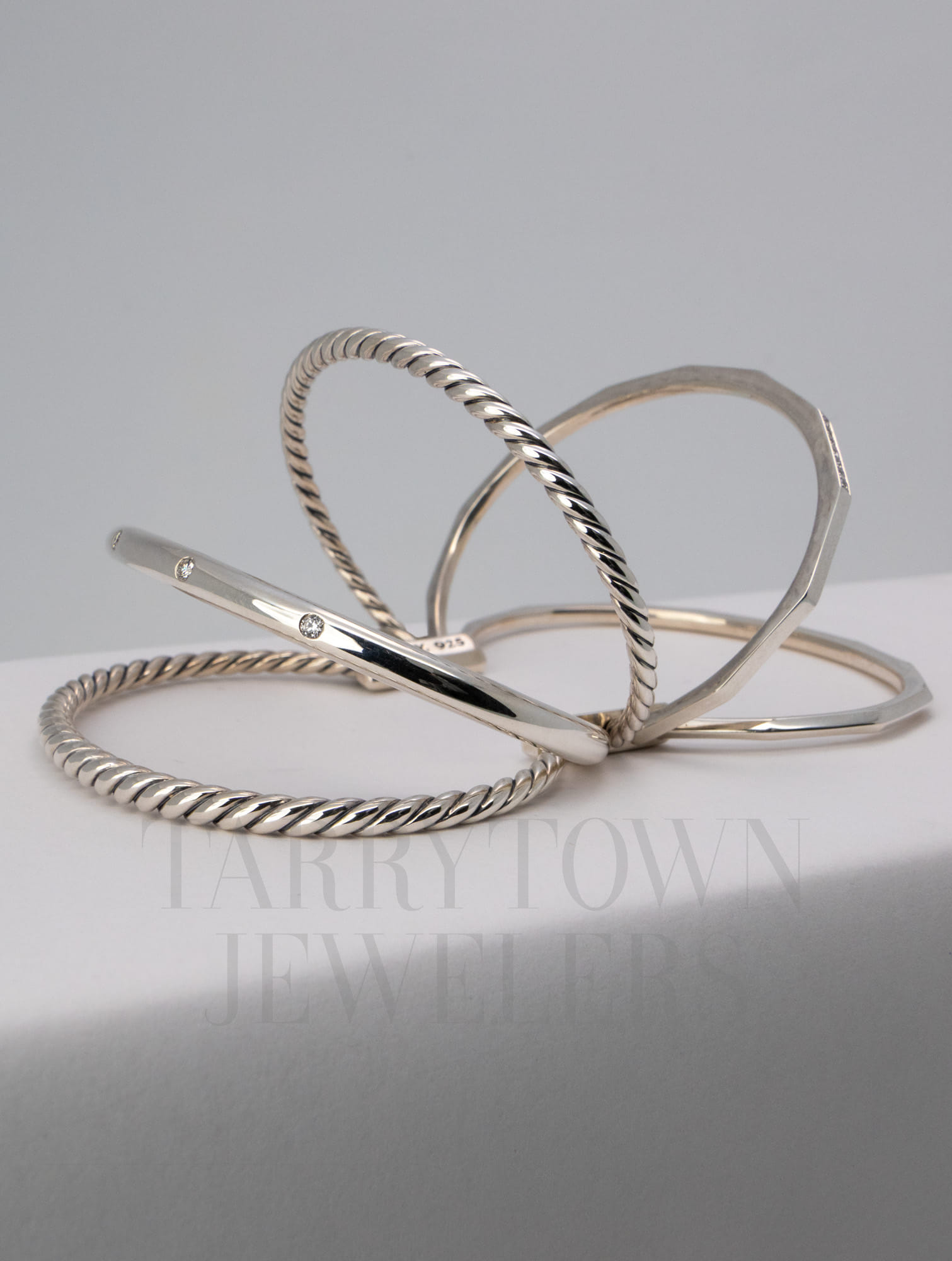 David Yurman Stax Five Row Cuff Bracelet