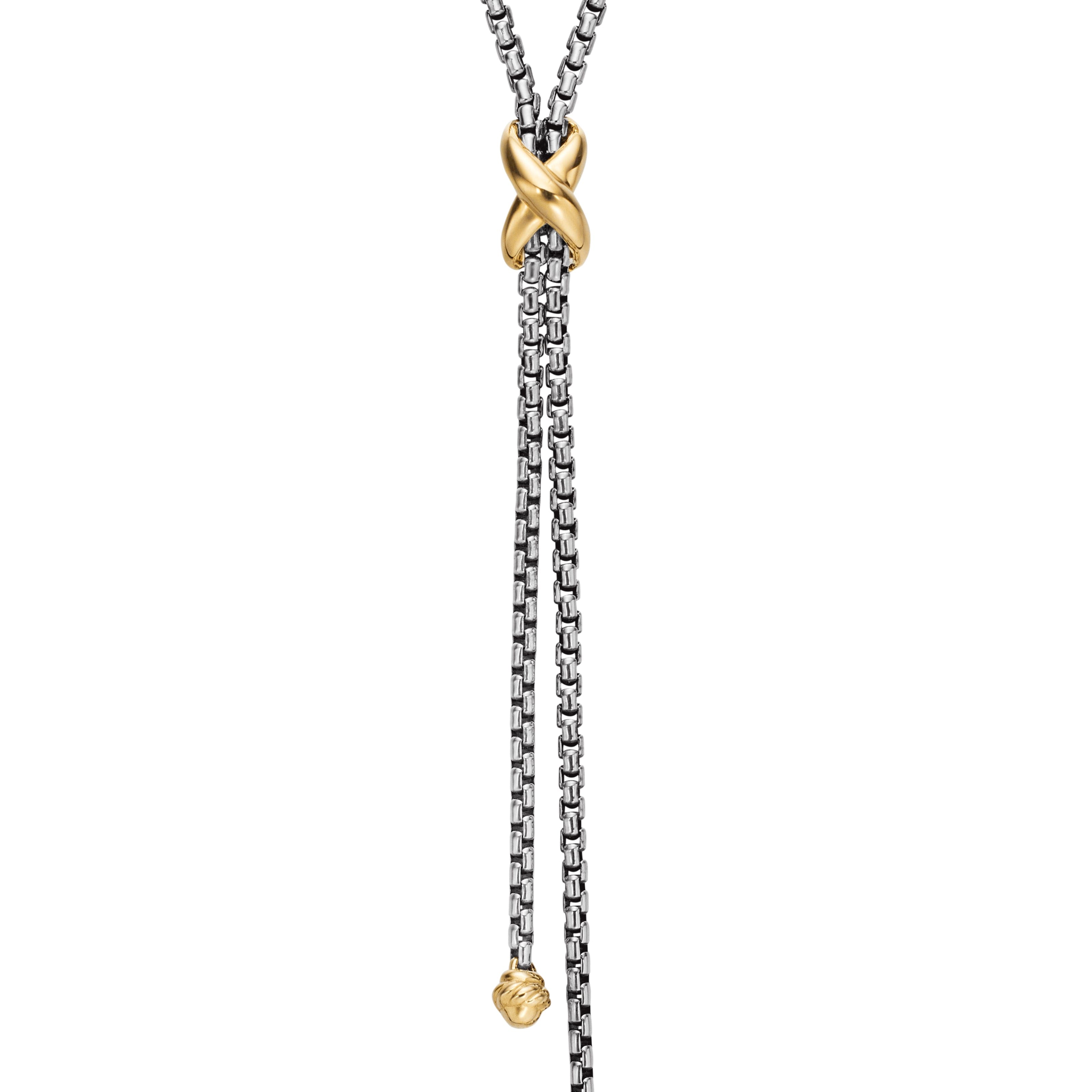 David Yurman Crossover® Collection Necklace in Sterling Silver and 18k Gold