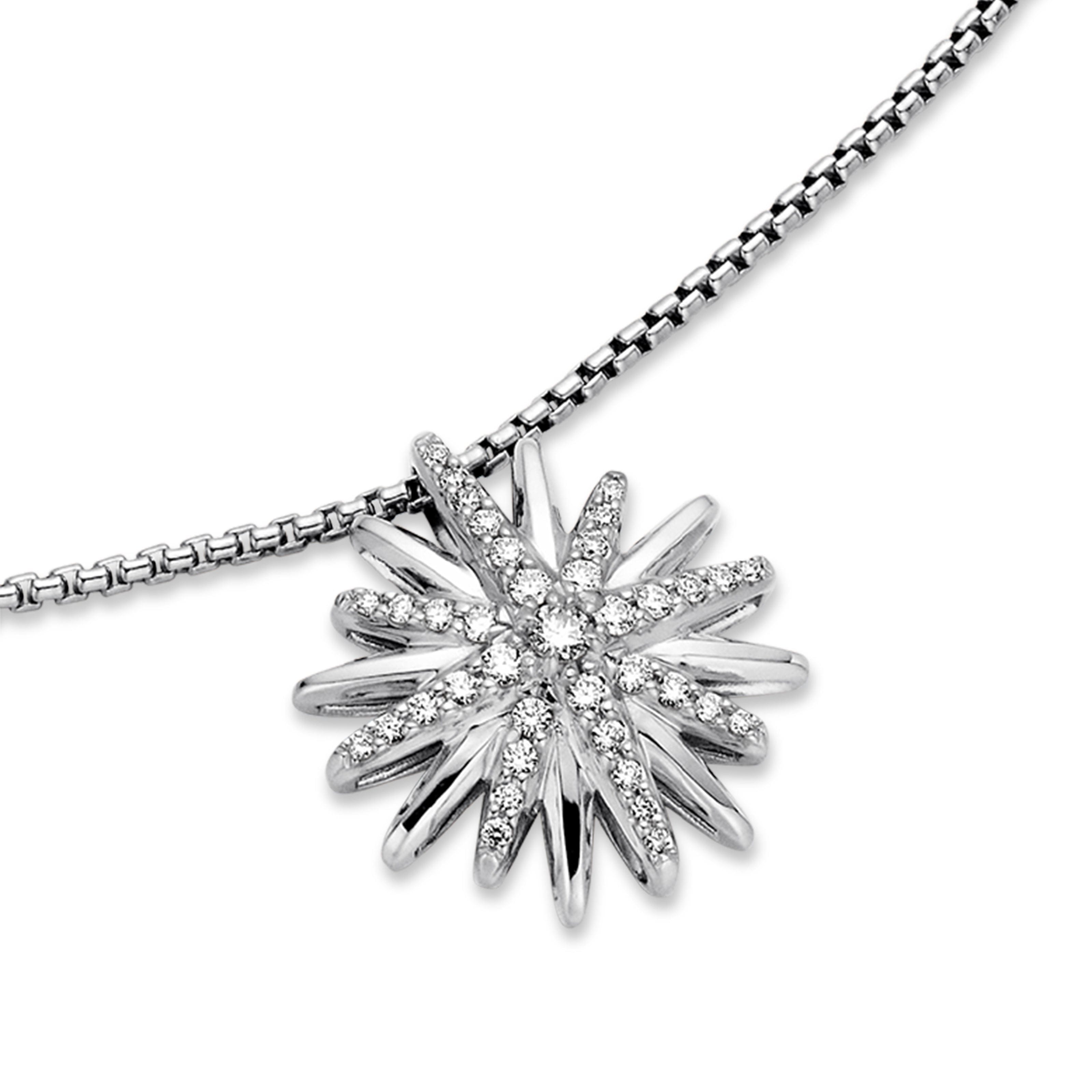 David Yurman Starburst Collection Necklace in Sterling Silver
