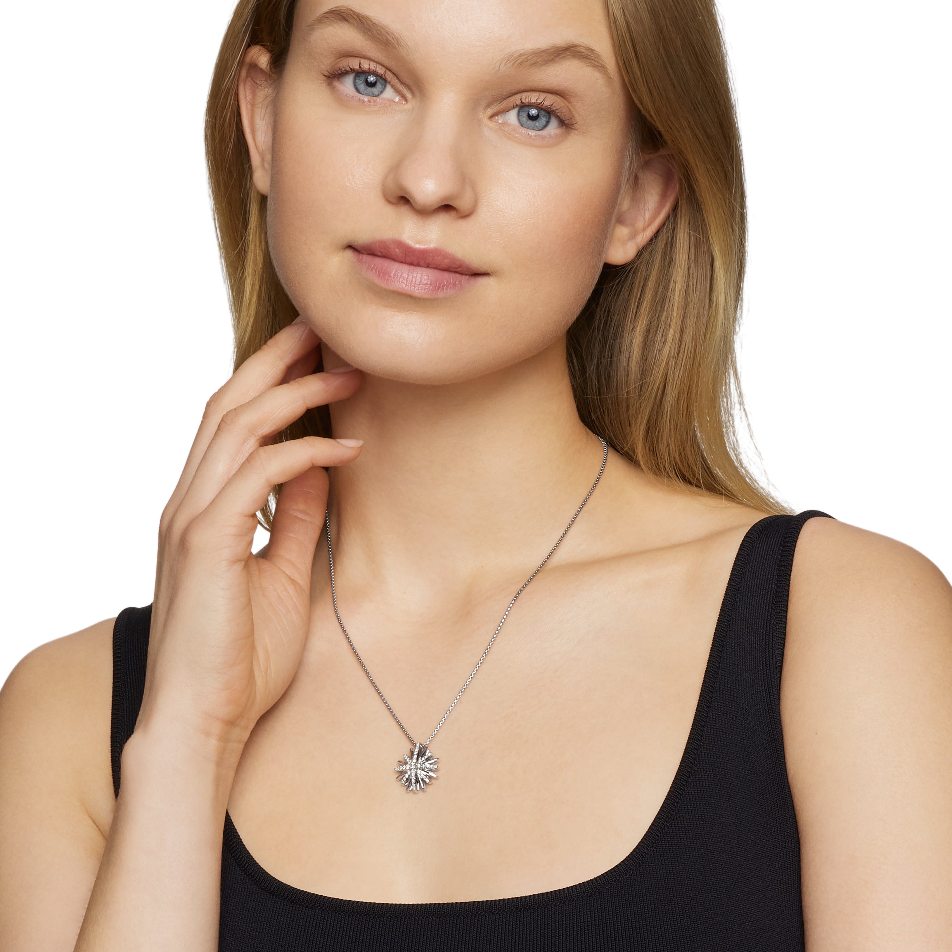 David Yurman Starburst Collection Necklace in Sterling Silver