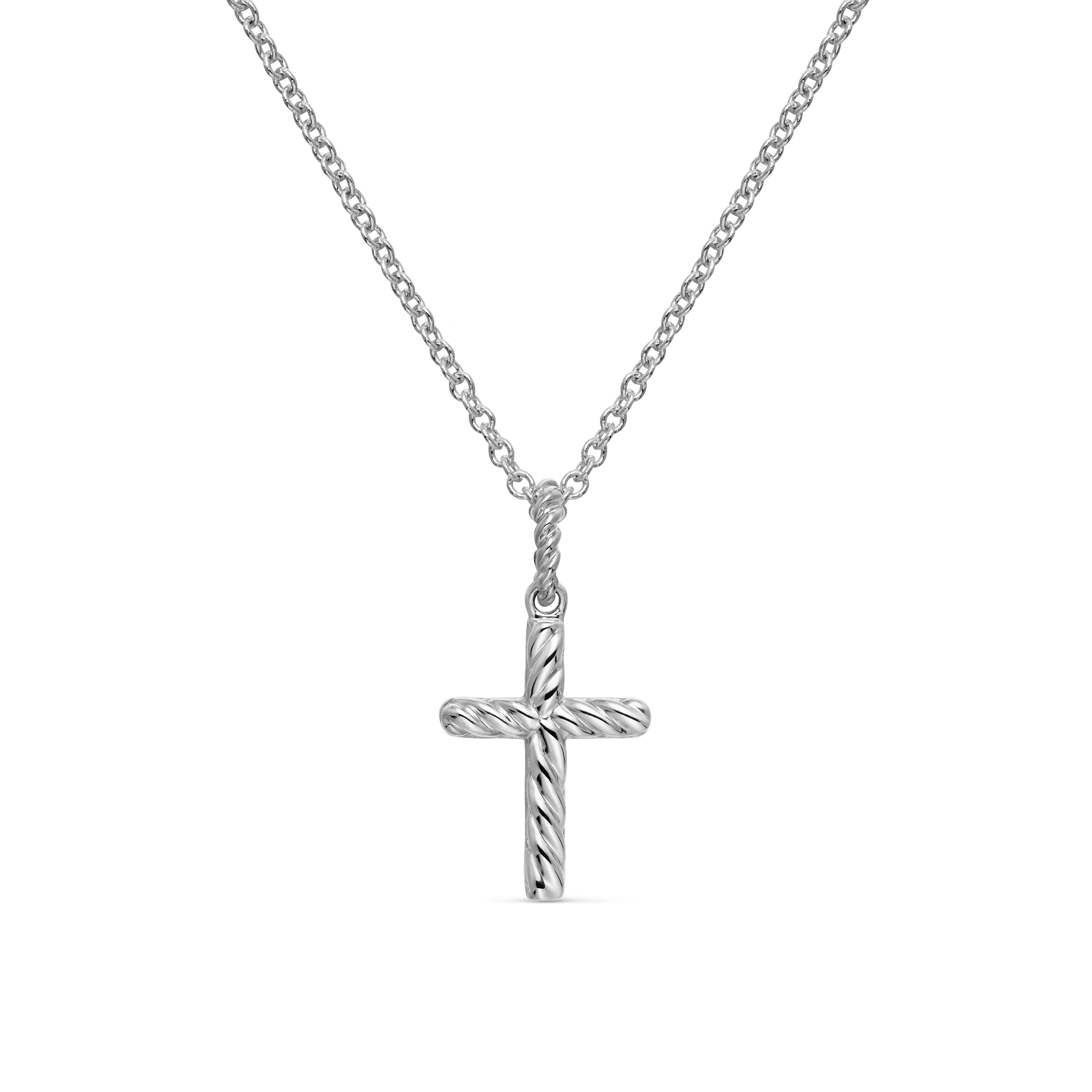 David Yurman Cable Collectibles® Collection Necklace in 18K White Gold