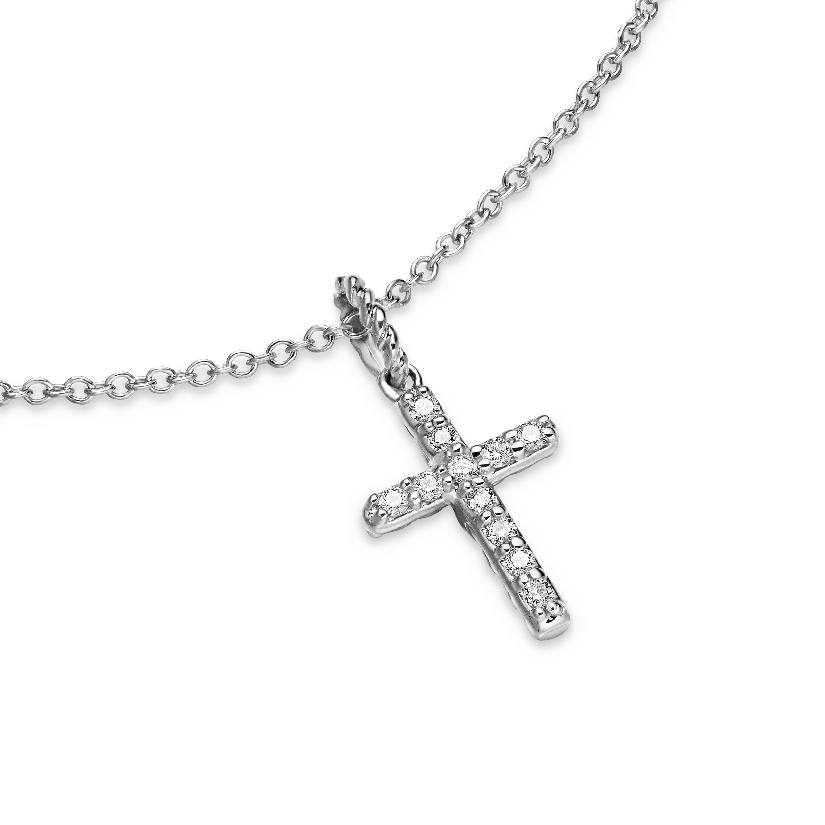 David Yurman Cable Collectibles® Collection Necklace in 18K White Gold
