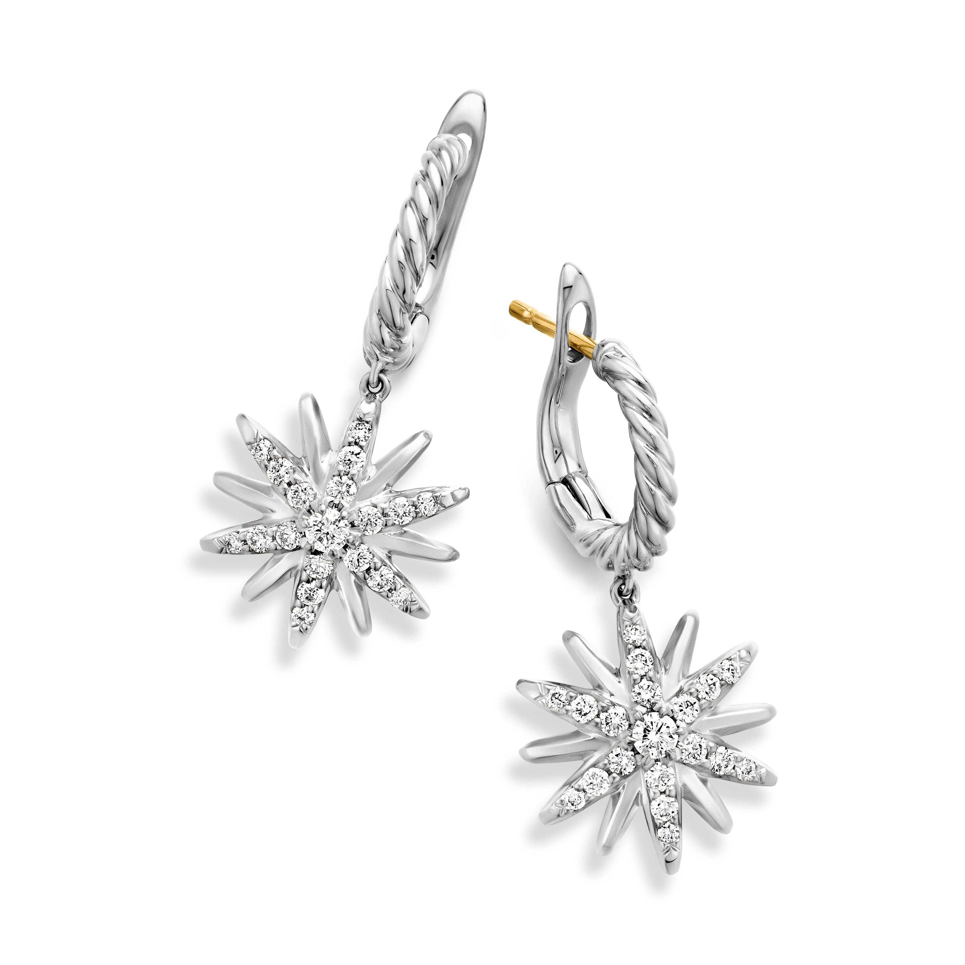 David Yurman Starburst Collection Earring in Sterling Silver