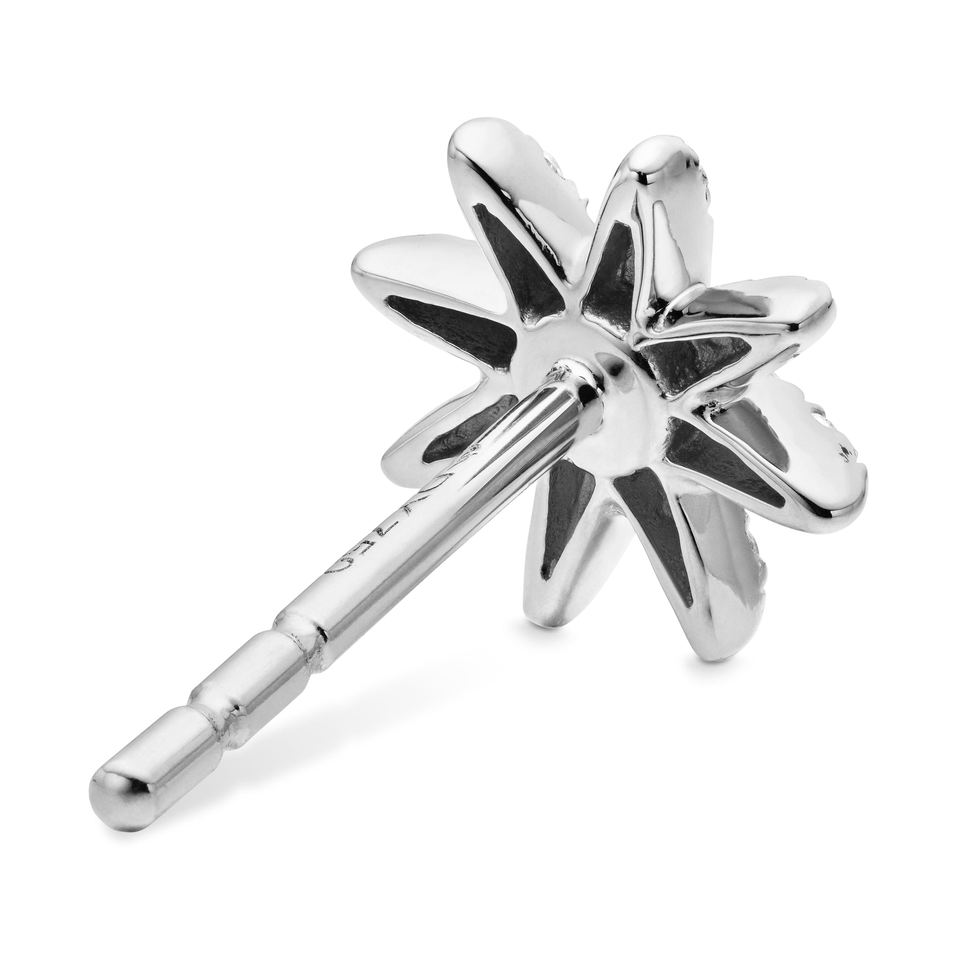 David Yurman Starburst Collection Earring in 18K White Gold