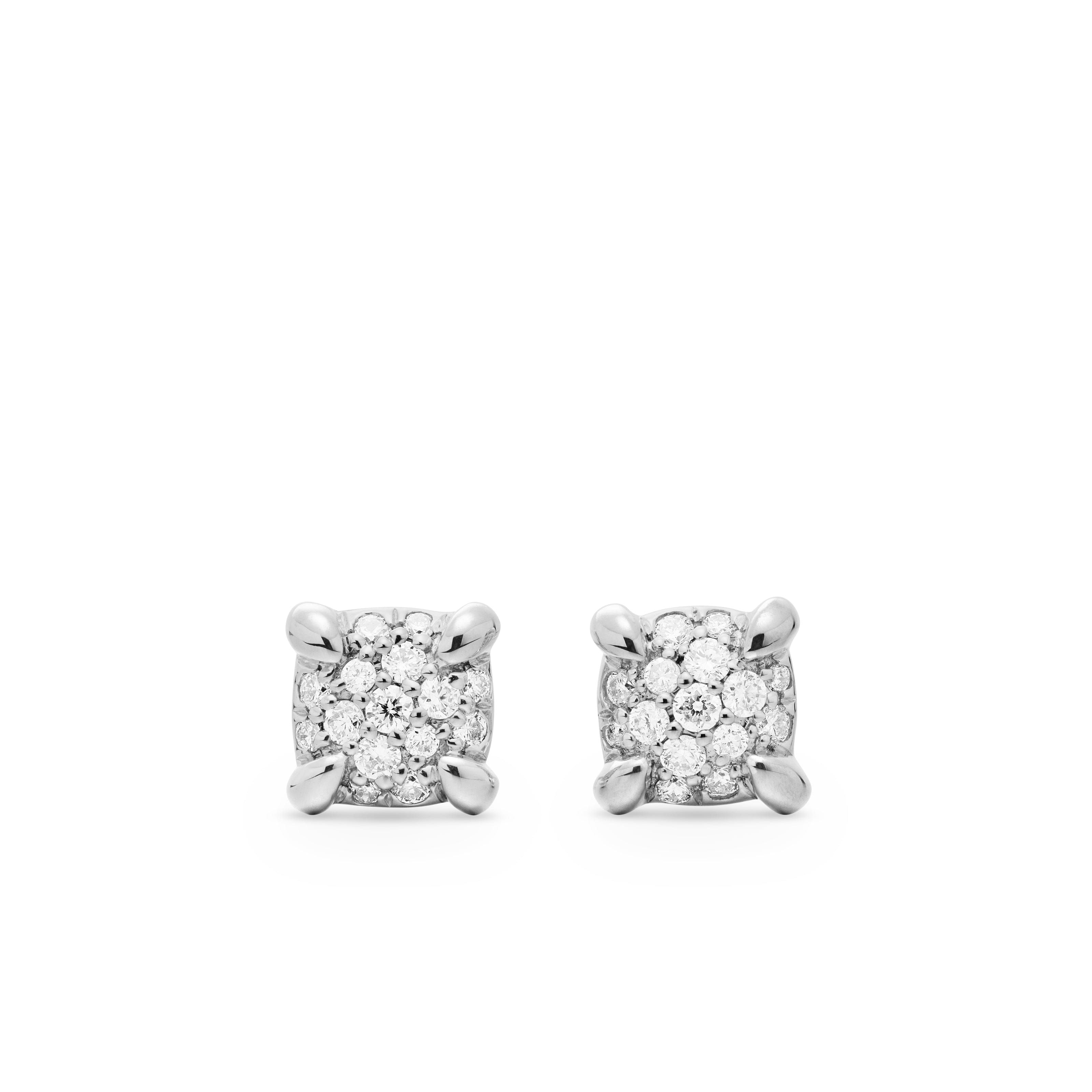 David Yurman Châtelaine® Collection Earring in 18K White Gold