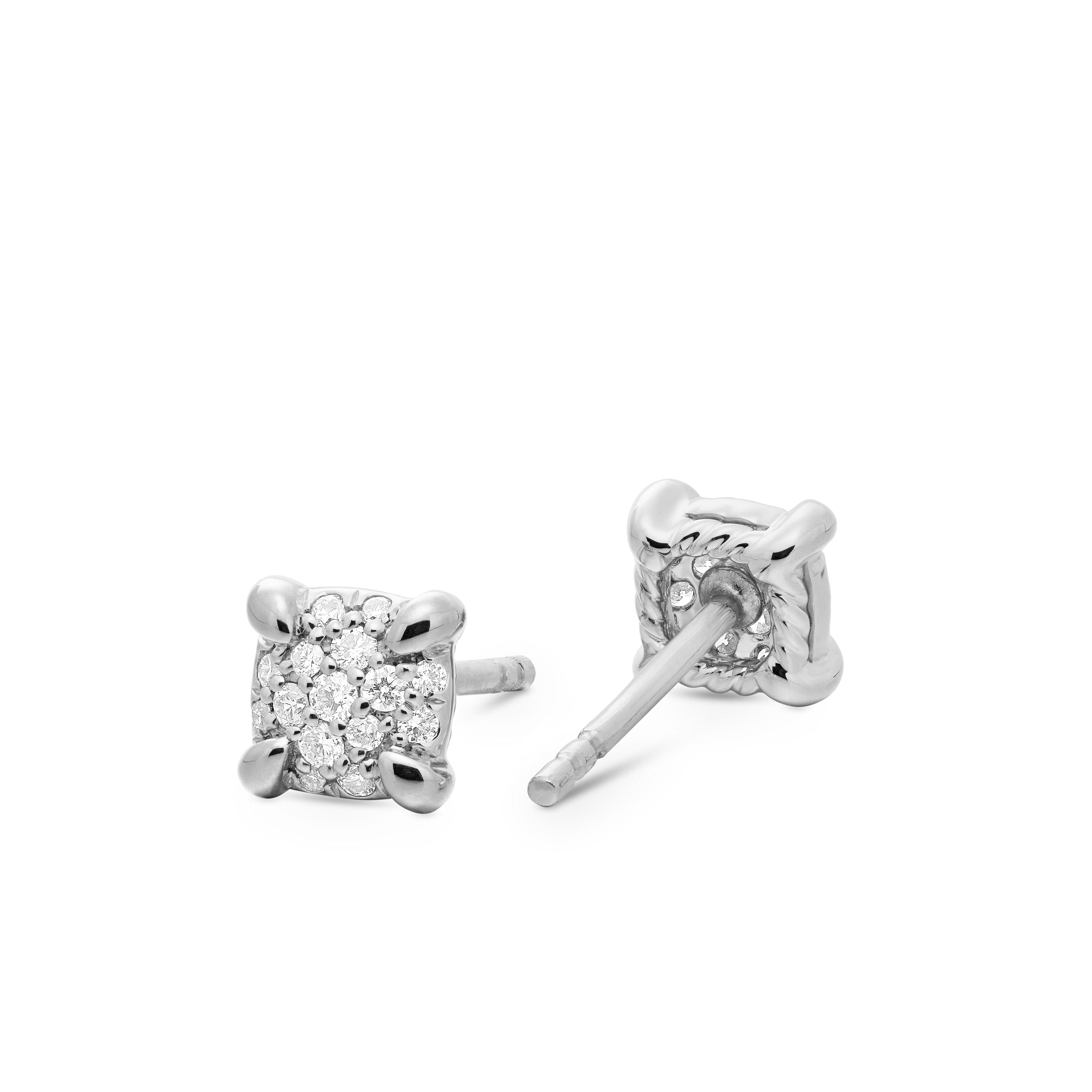 David Yurman Châtelaine® Collection Earring in 18K White Gold