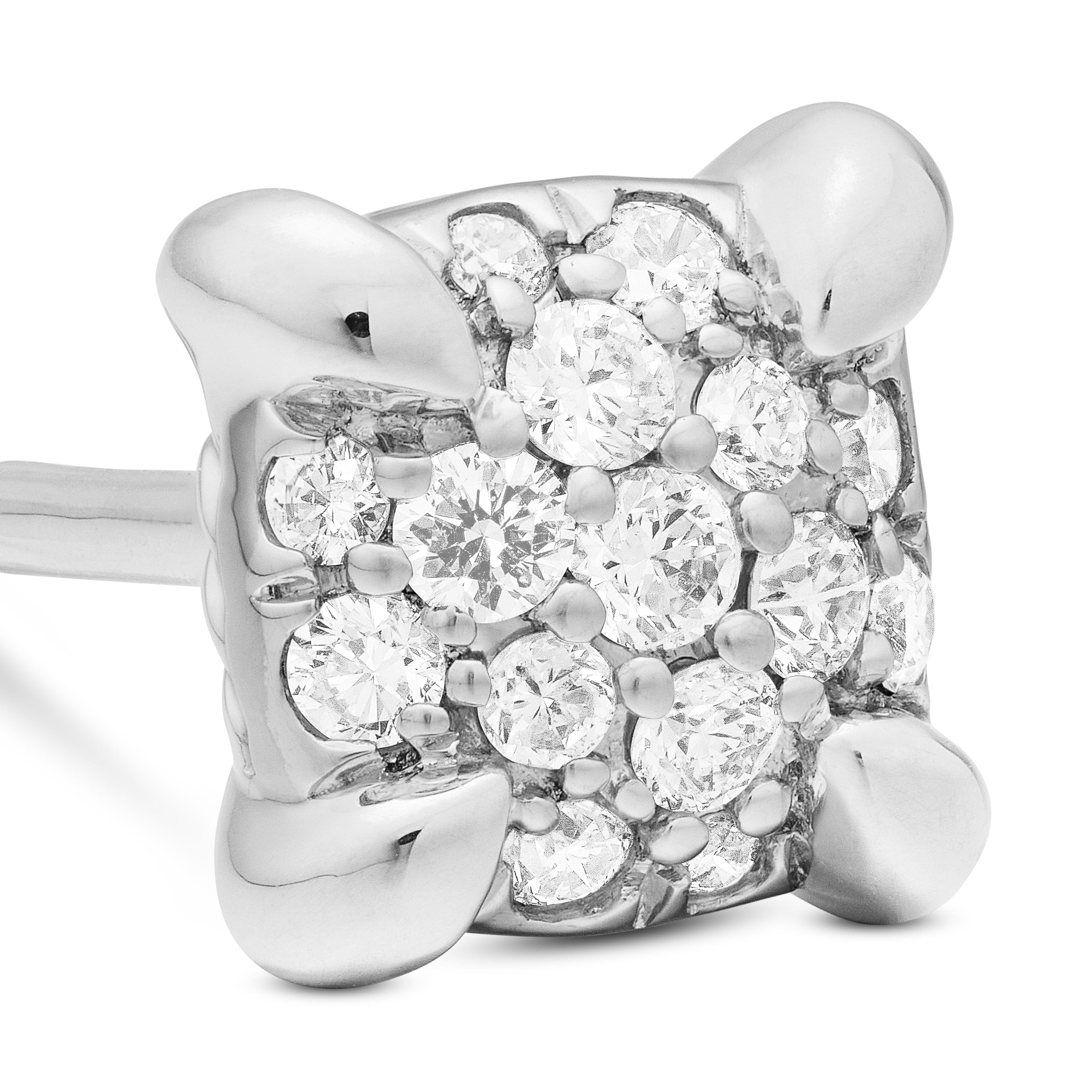 David Yurman Châtelaine® Collection Earring in 18K White Gold