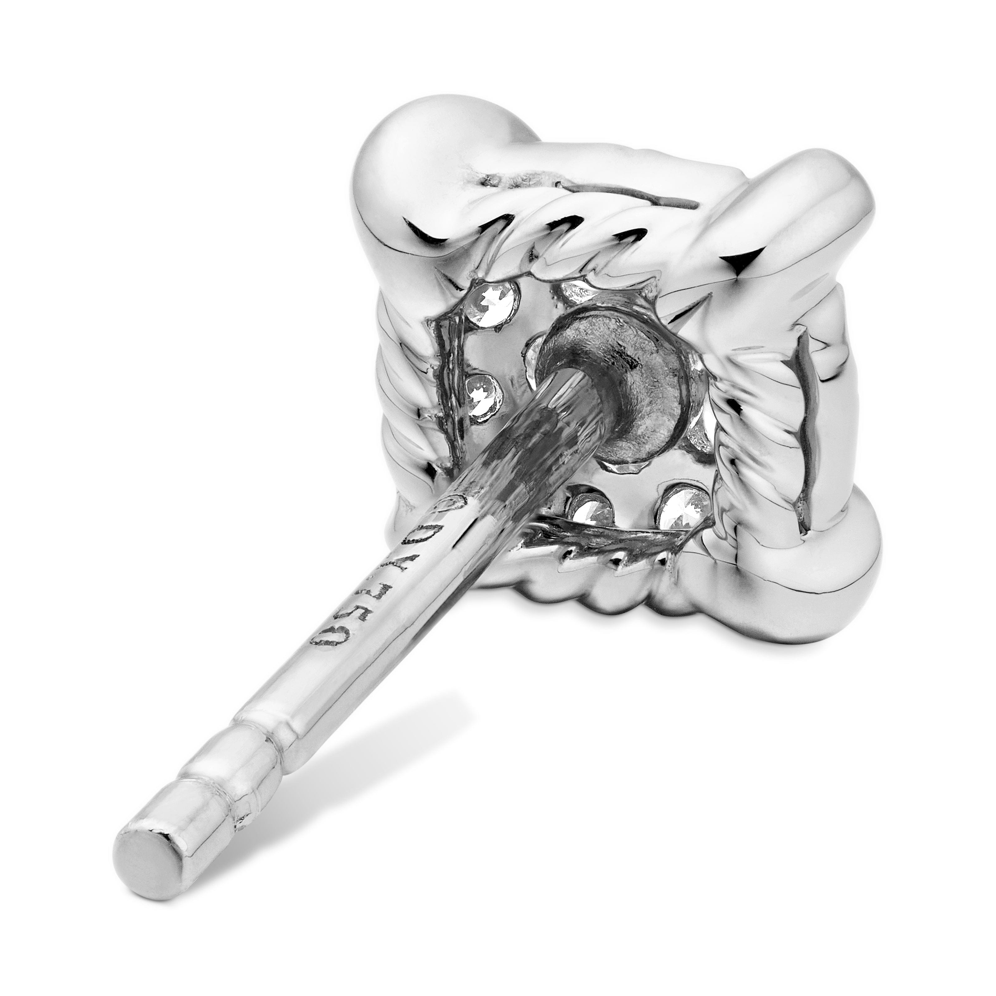 David Yurman Châtelaine® Collection Earring in 18K White Gold