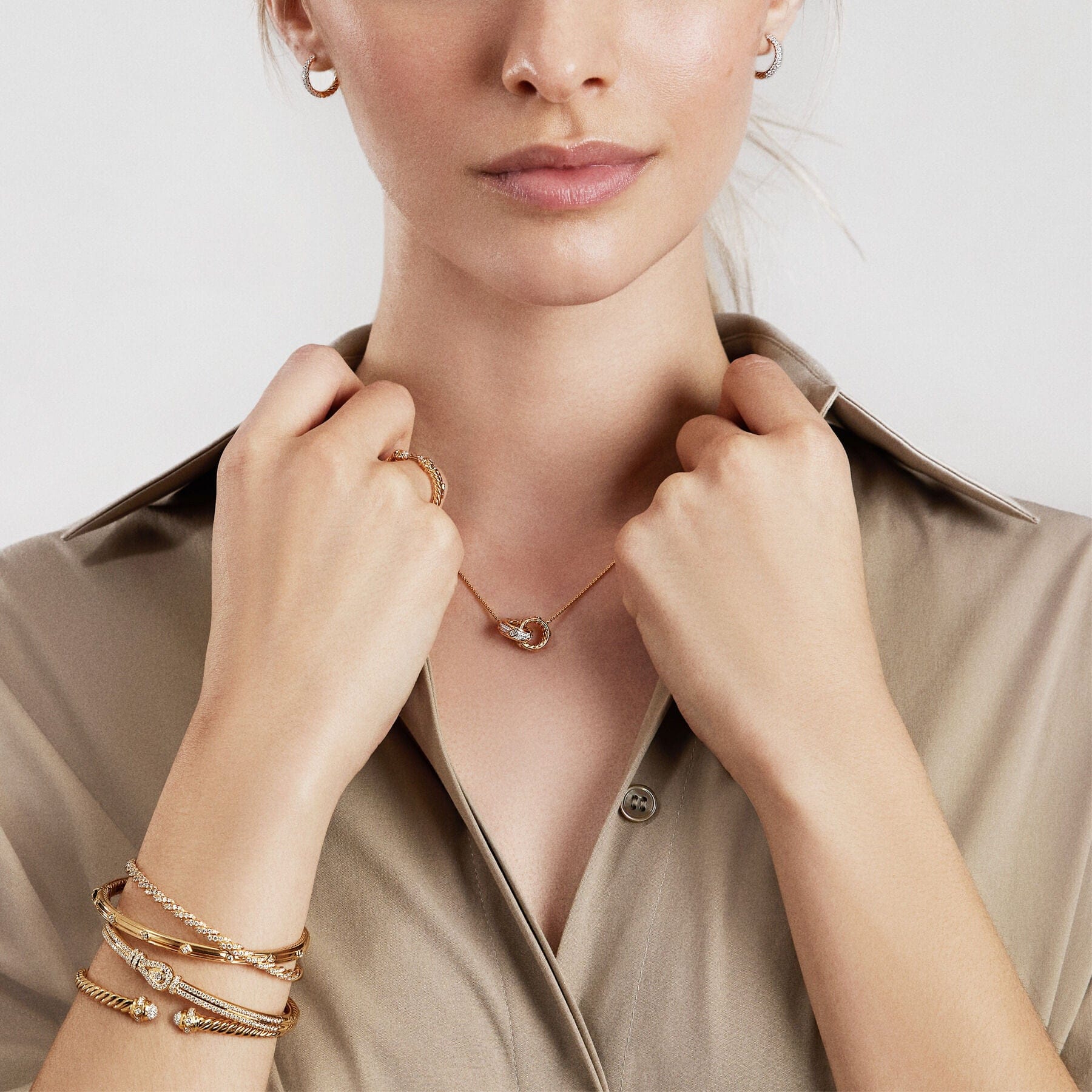 David Yurman The Cable Collectibles® Collection Ring in 18 - Karat Yellow Gold
