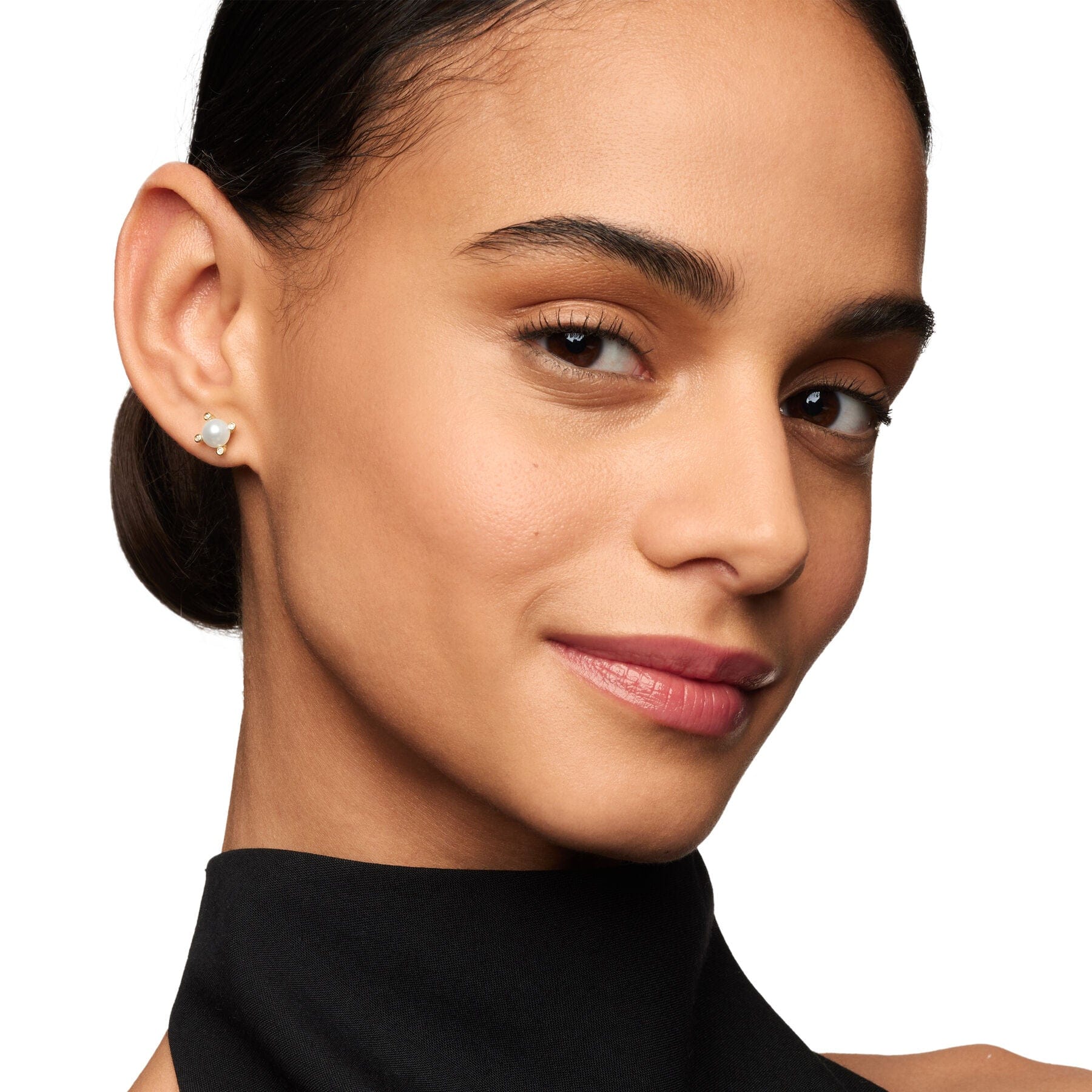 David Yurman The Pearl Collection Earring in 18 - Karat Yellow Gold