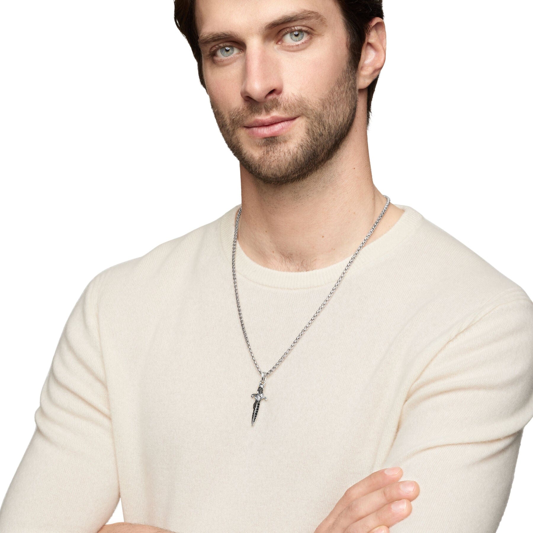 David Yurman The Waves Collection Pendant in Sterling Silver