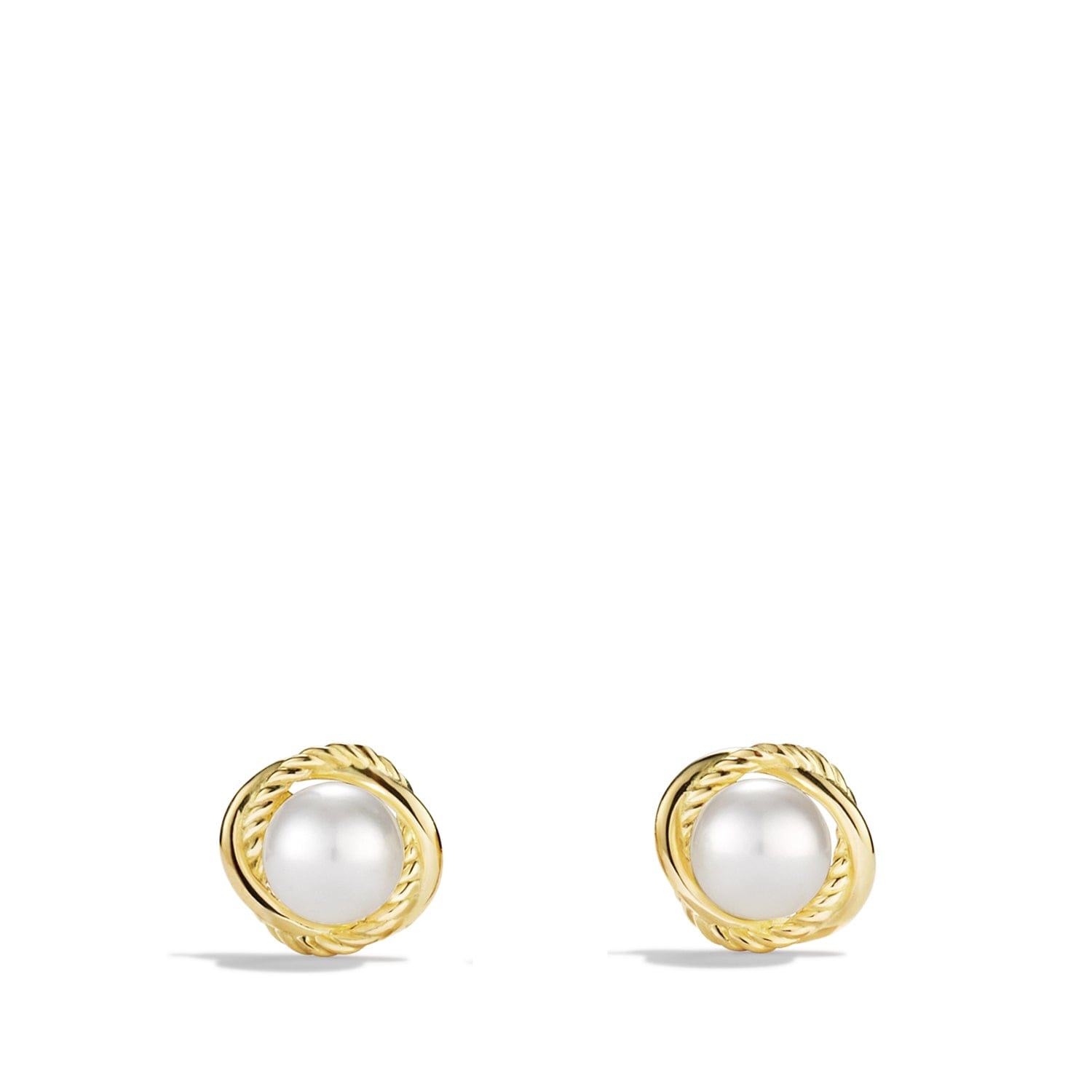 David Yurman The Infinity Collection Earring in 18 - Karat Yellow Gold