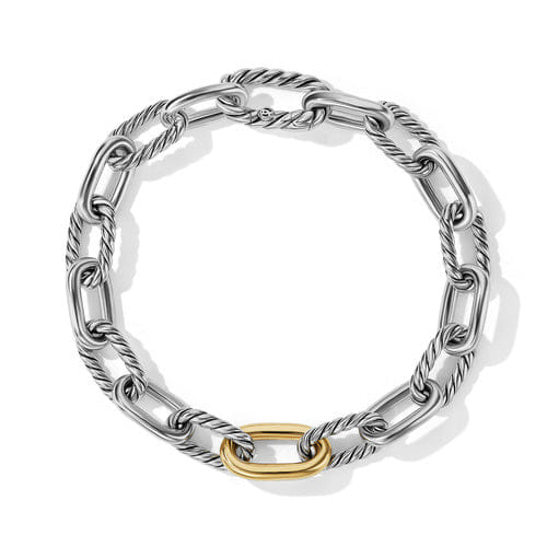 David Yurman The Madison® Collection Bracelet in Silver and 18 - Karat Yellow Gold