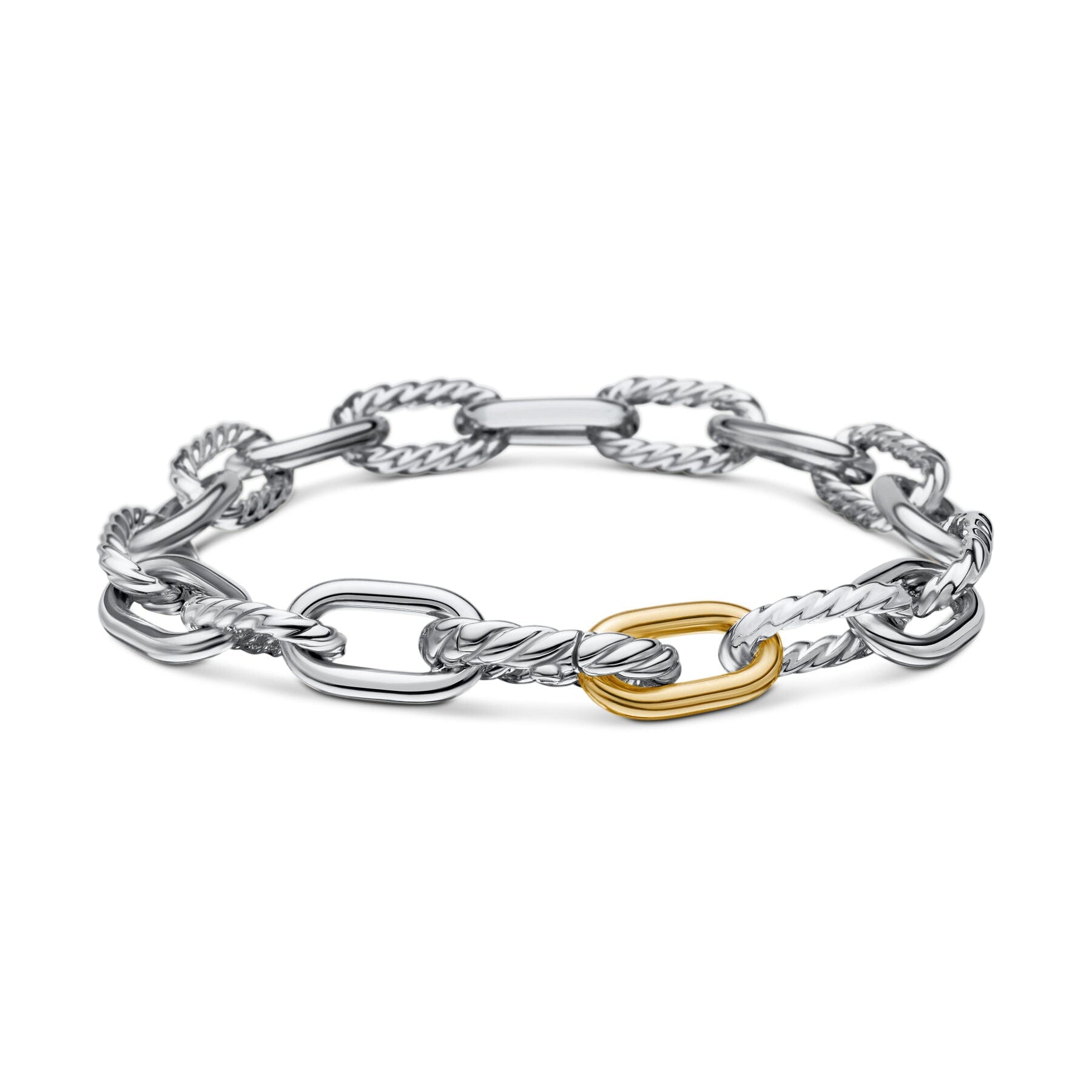 David Yurman The Madison® Collection Bracelet in Silver and 18 - Karat Yellow Gold