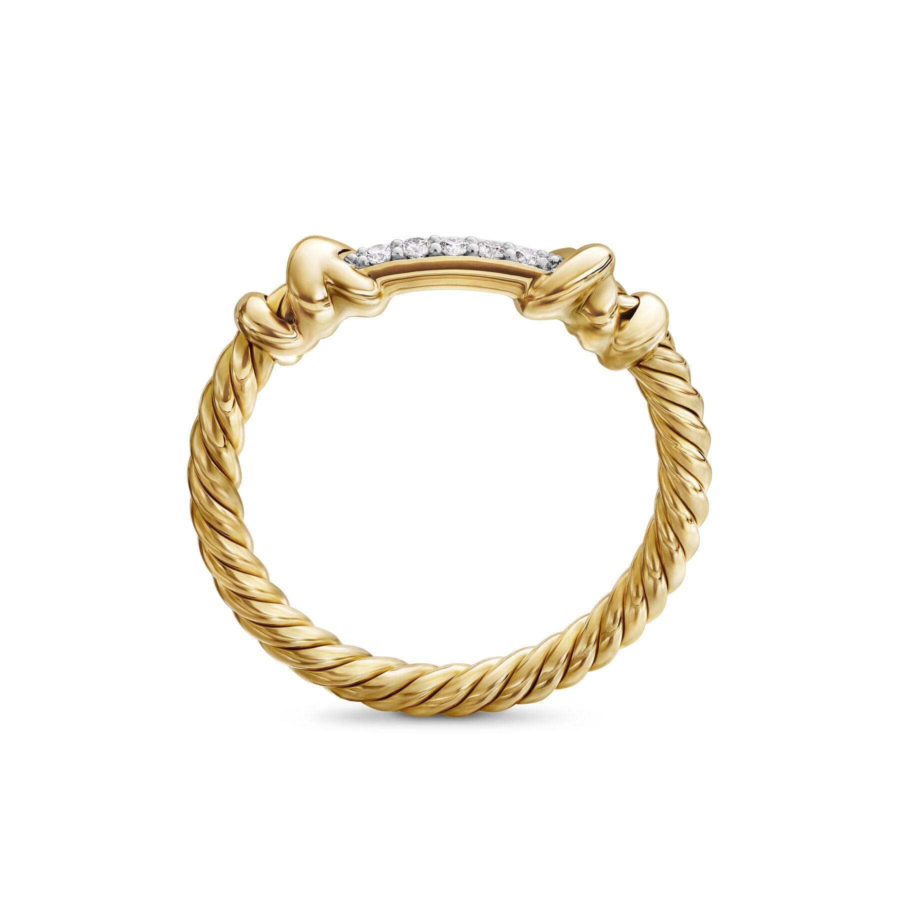 David Yurman The DY Helena Collection Ring in 18 - Karat Yellow Gold